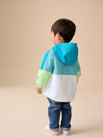 Dsiney Kidz - Green Colour Block Waterproof Cagoule (3mths-7yrs) image 3