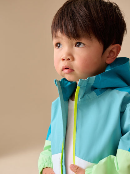 Dsiney Kidz - Green Colour Block Waterproof Cagoule (3mths-7yrs) image 5
