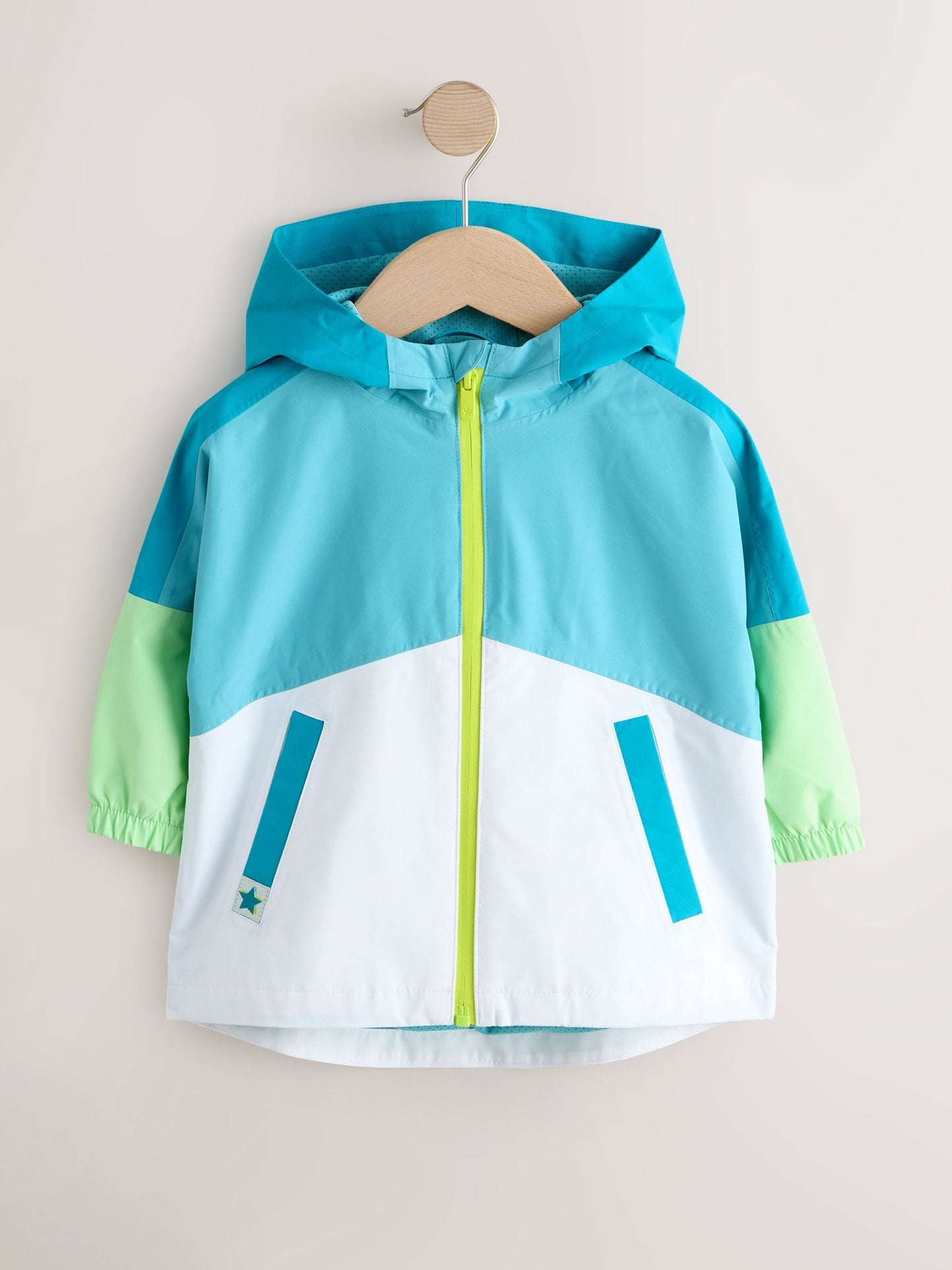 Dsiney Kidz - Green Colour Block Waterproof Cagoule (3mths-7yrs) image 7