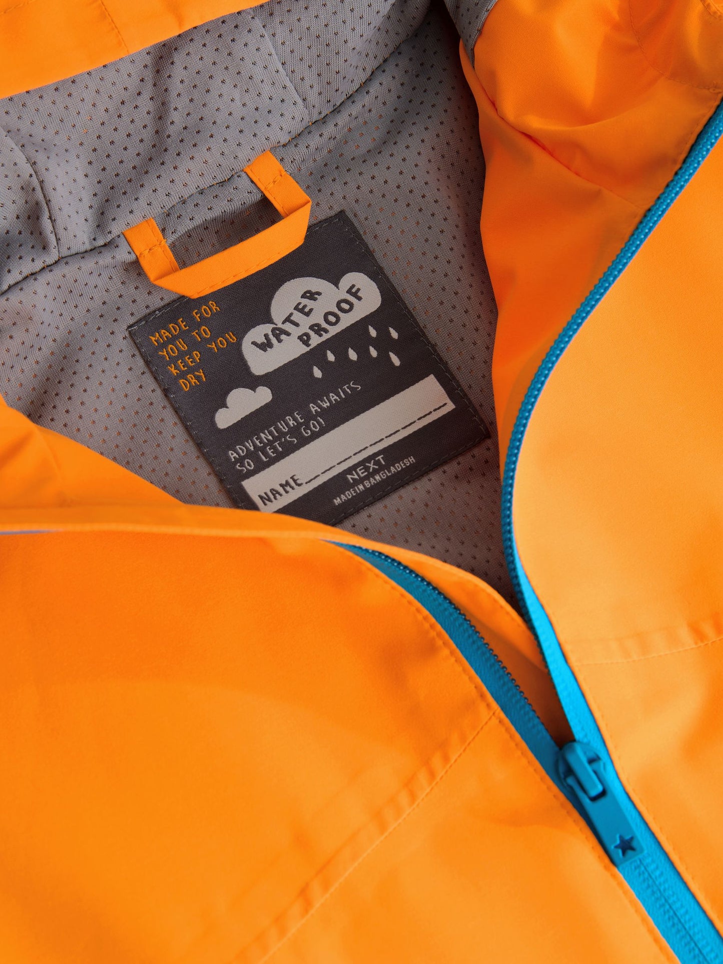 Dsiney Kidz - Orange Waterproof Cagoule (3mths-7yrs) image 10