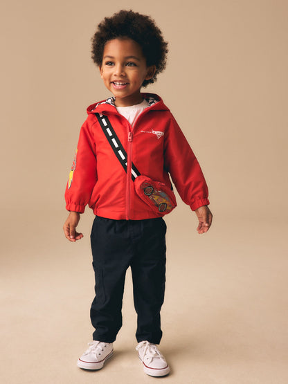 Dsiney Kidz - Red Cars Bag Pocket Cagoule Jacket (3mths-7yrs) image 2
