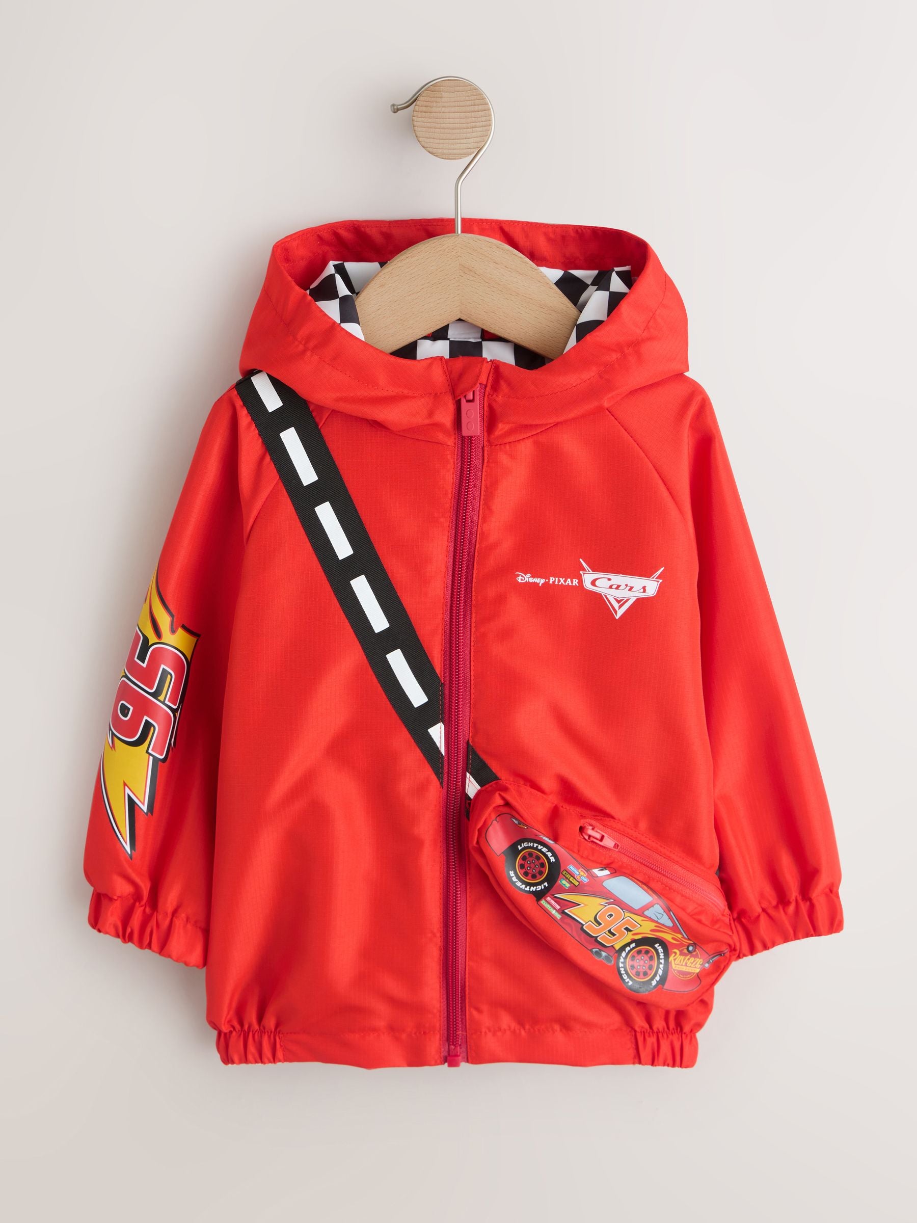 Dsiney Kidz - Red Cars Bag Pocket Cagoule Jacket (3mths-7yrs) image 6