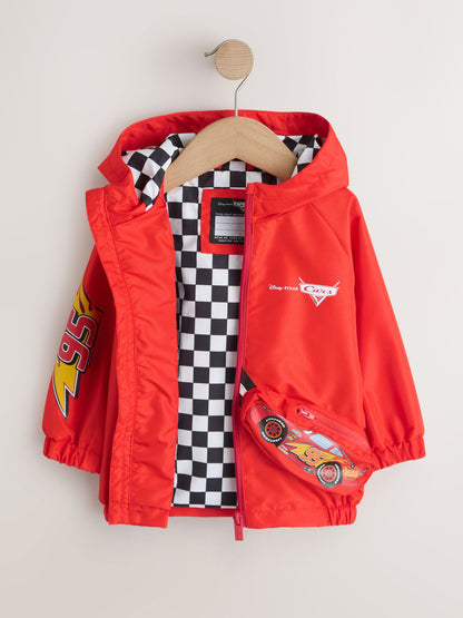 Dsiney Kidz - Red Cars Bag Pocket Cagoule Jacket (3mths-7yrs) image 7