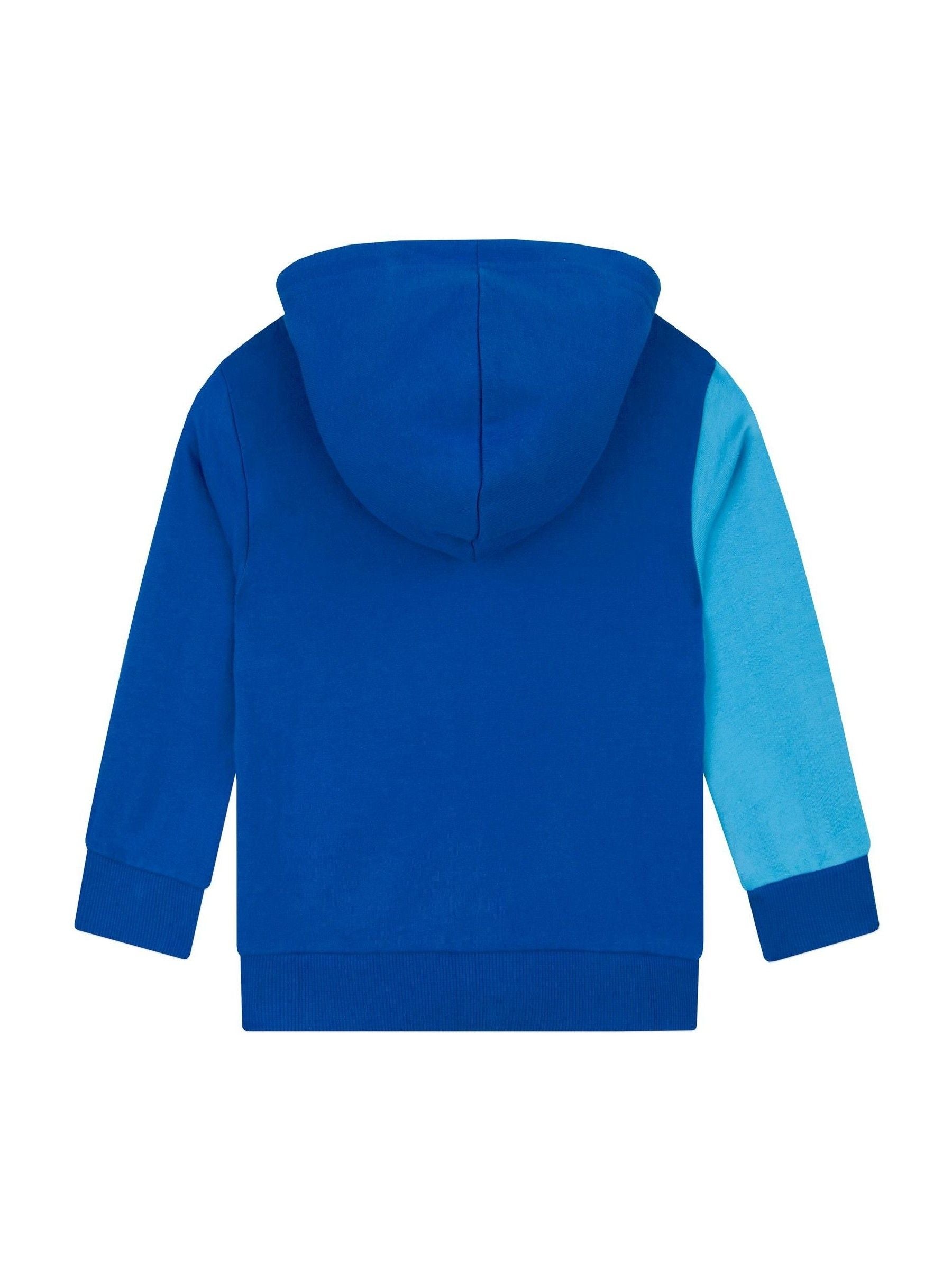 Dsiney Kidz - Character Blue Peppa Pig George Pig And Dinosaur Zip-Up 100% Cotton Hoodie image 4