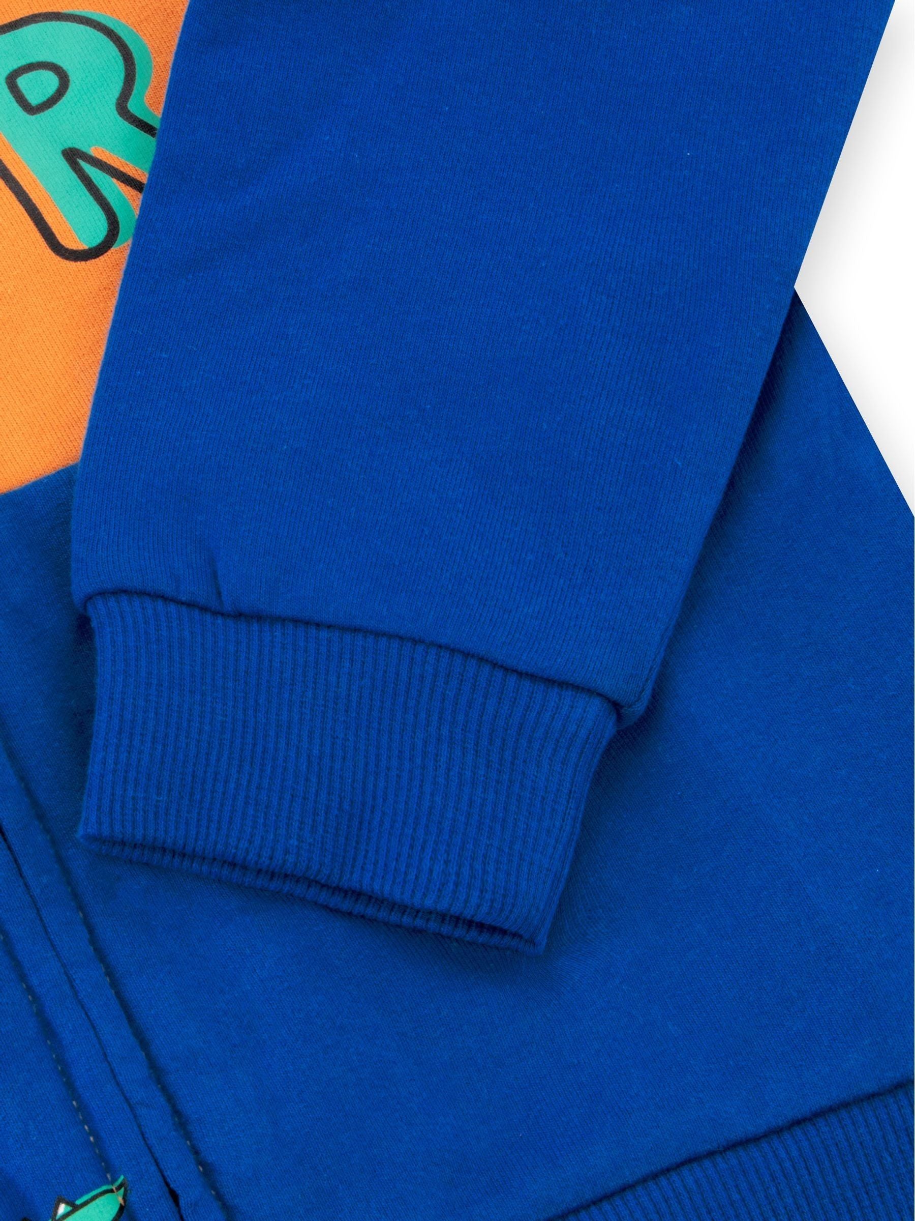Dsiney Kidz - Character Blue Peppa Pig George Pig And Dinosaur Zip-Up 100% Cotton Hoodie image 5