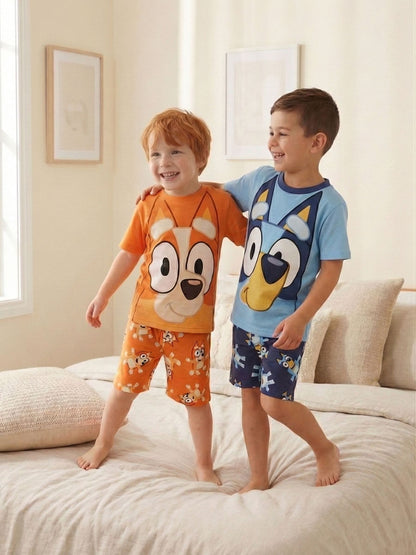 Dsiney Kidz - Character Blue Bingo Short Pyjamas 2 Pack image 1