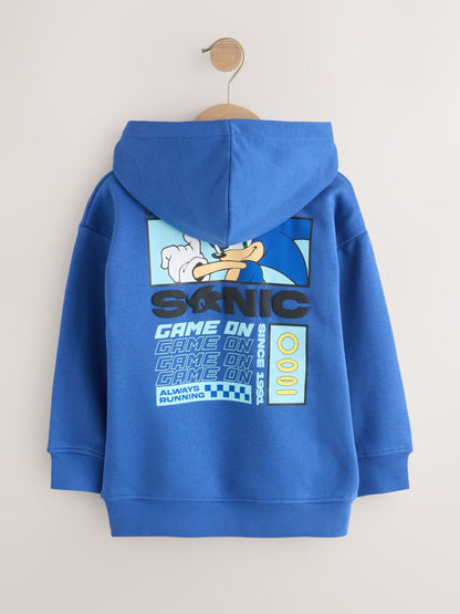 Dsiney Kidz - Blue Sonic Hoodie with Back Print (3-16yrs) image 5