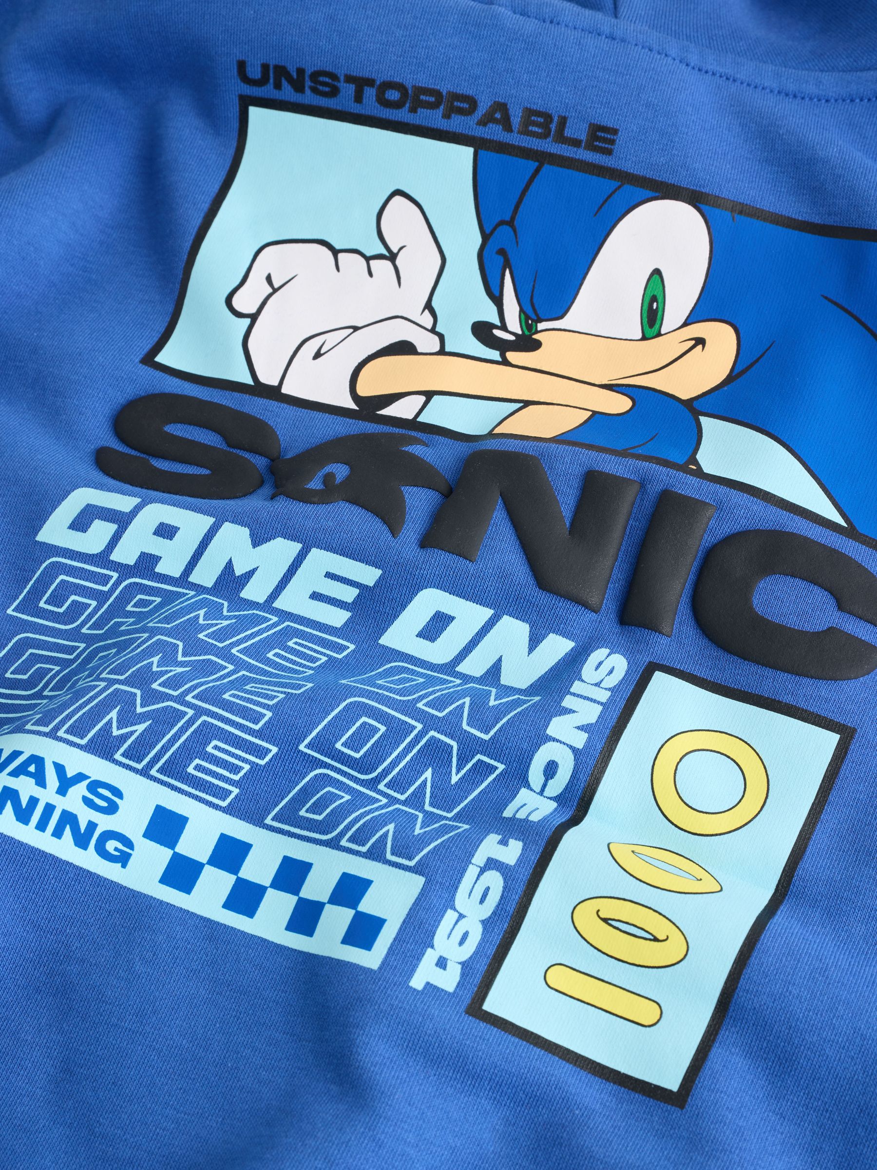 Dsiney Kidz - Blue Sonic Hoodie with Back Print (3-16yrs) image 8