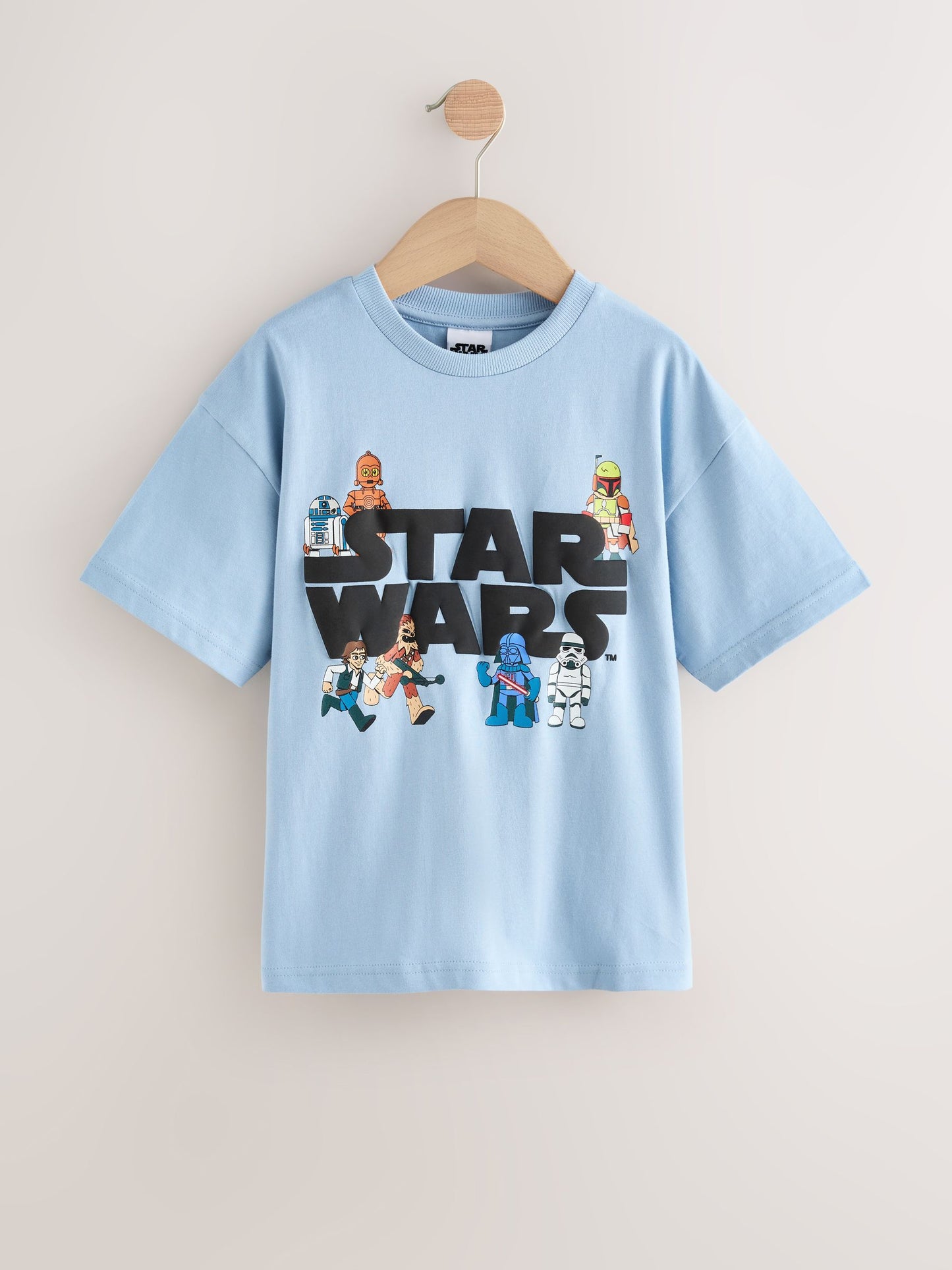 Dsiney Kidz - Light Blue Star Wars T-Shirt (3-16yrs) image 4