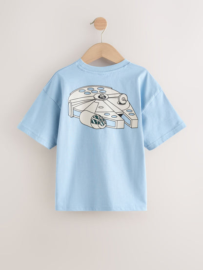 Dsiney Kidz - Light Blue Star Wars T-Shirt (3-16yrs) image 5