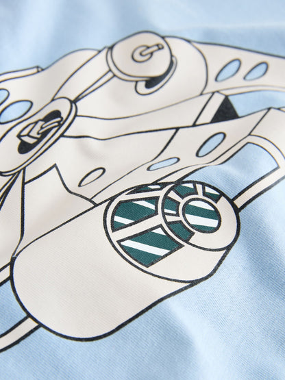 Dsiney Kidz - Light Blue Star Wars T-Shirt (3-16yrs) image 6
