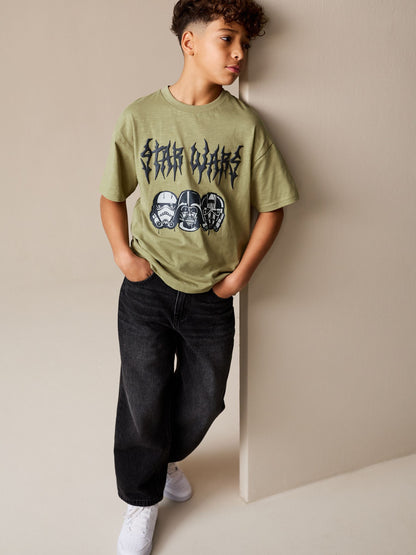 Dsiney Kidz - Green Star Wars T-Shirt (3-16yrs) image 2