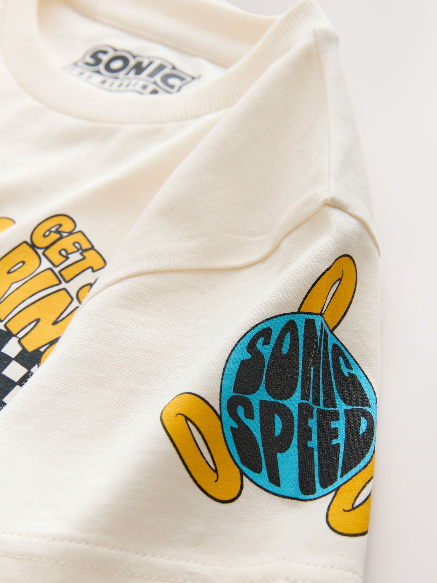 Dsiney Kidz - Ecru Sequin Sonic T-Shirt (3-16yrs) image 4