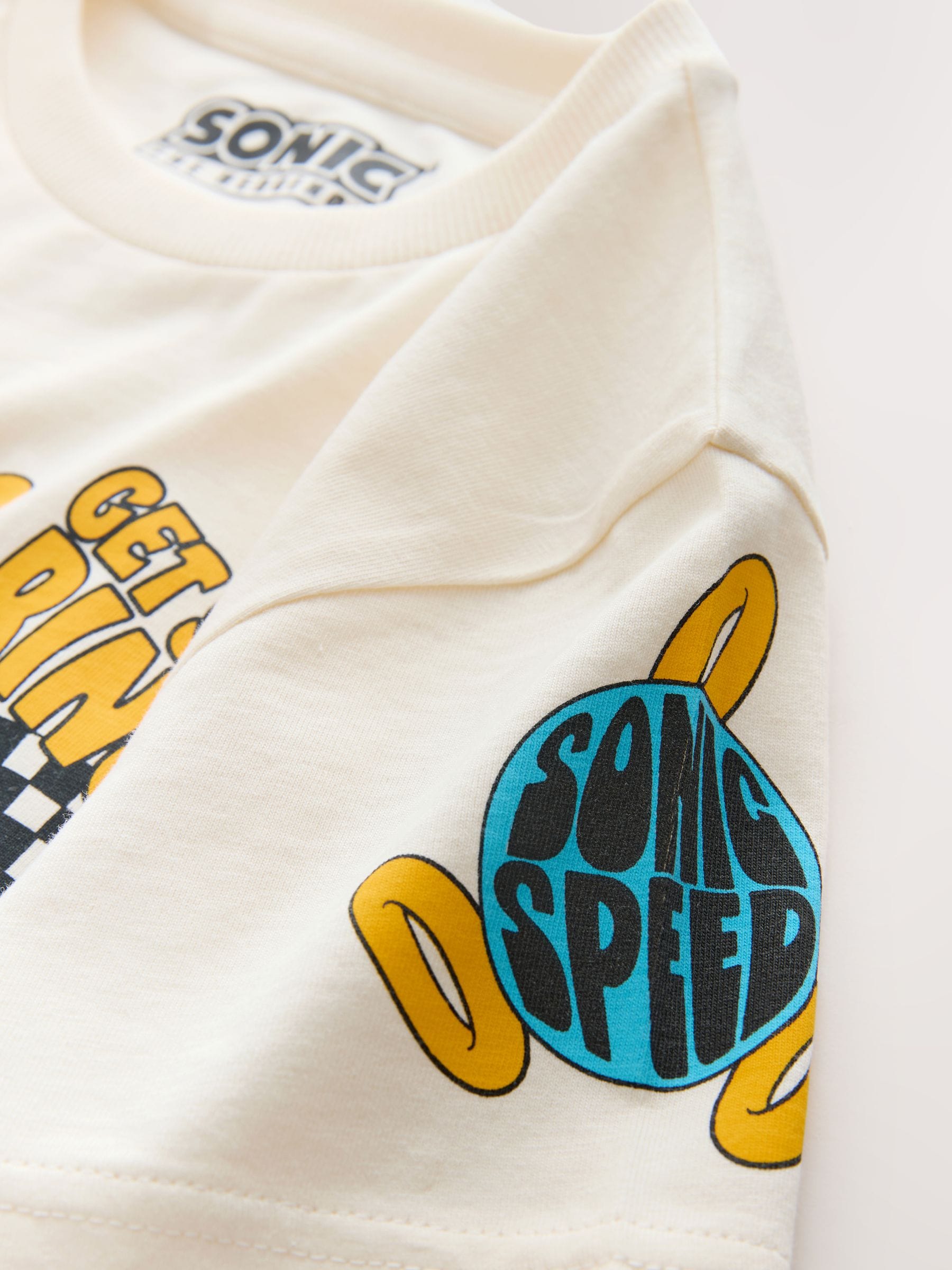 Dsiney Kidz - Ecru Sequin Sonic T-Shirt (3-16yrs) image 4