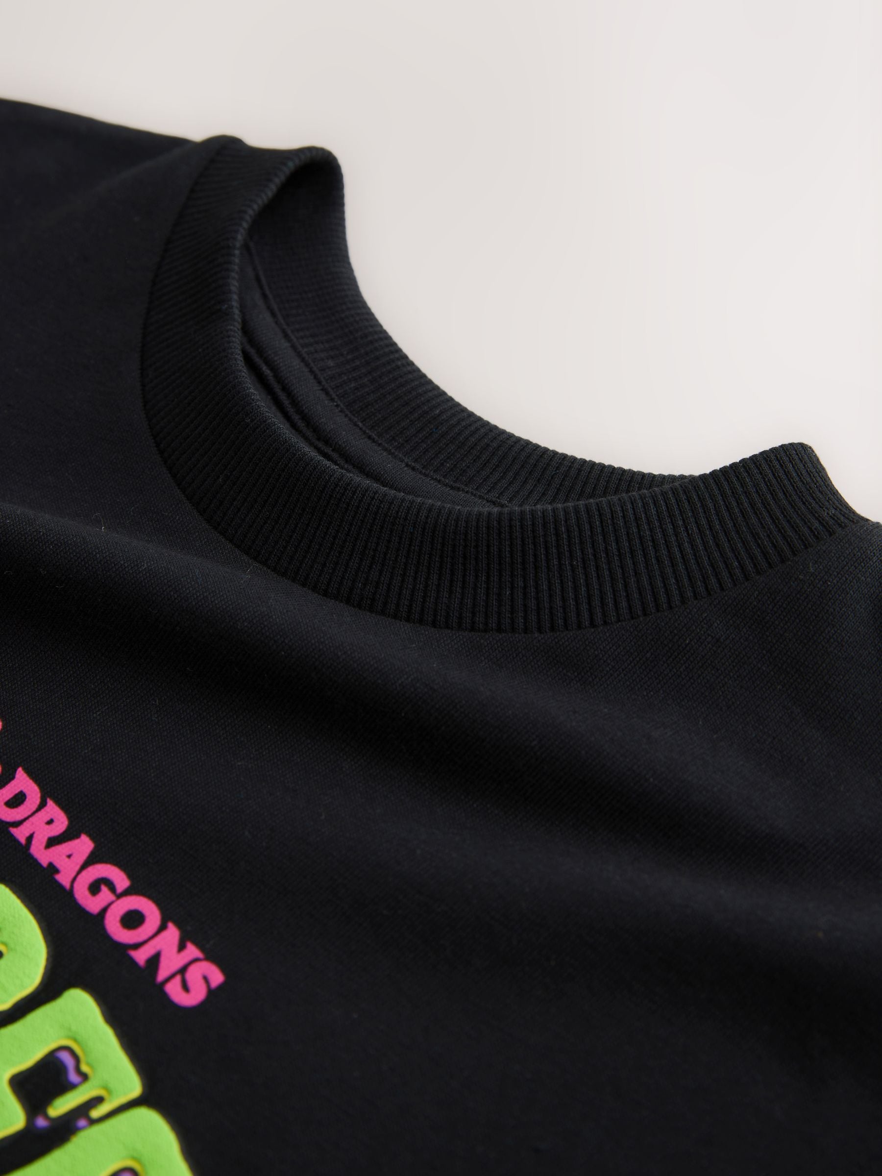Dsiney Kidz - Black Dungeons & Dragons Print Short Sleeve T-Shirt (8-16yrs) image 4