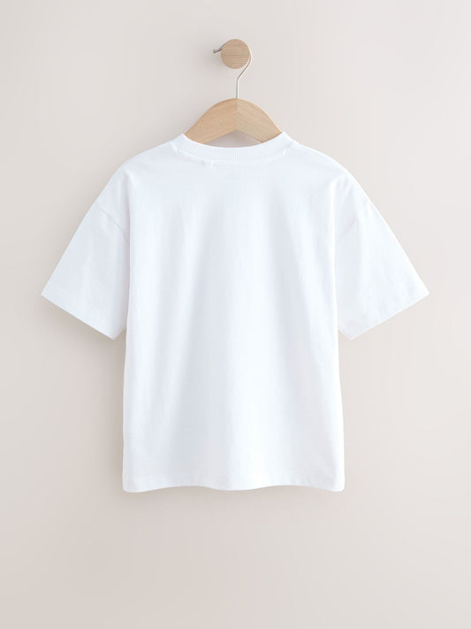 Dsiney Kidz - White NASA Short Sleeve T-Shirt (3-16yrs) image 2