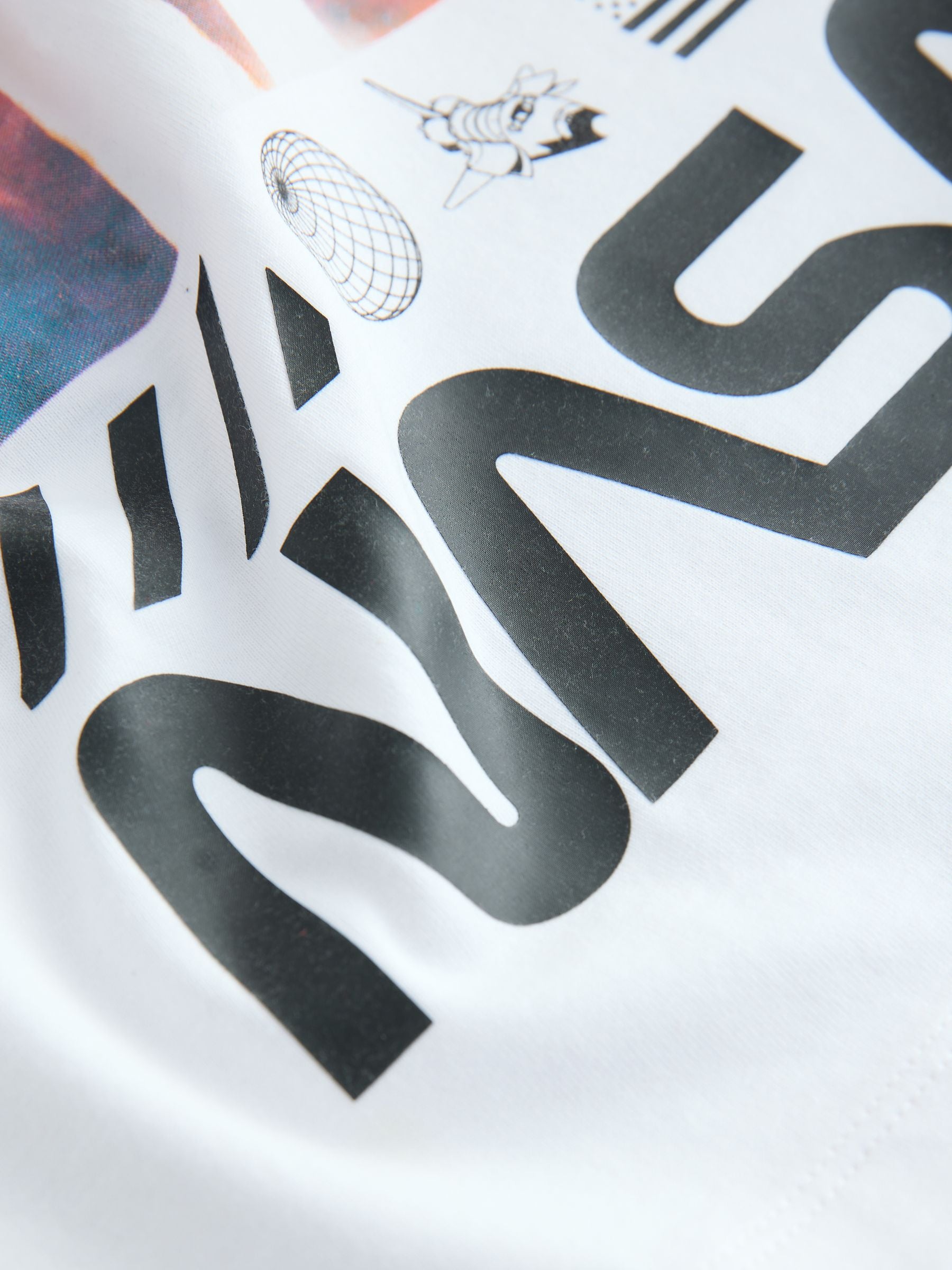 Dsiney Kidz - White NASA Short Sleeve T-Shirt (3-16yrs) image 3