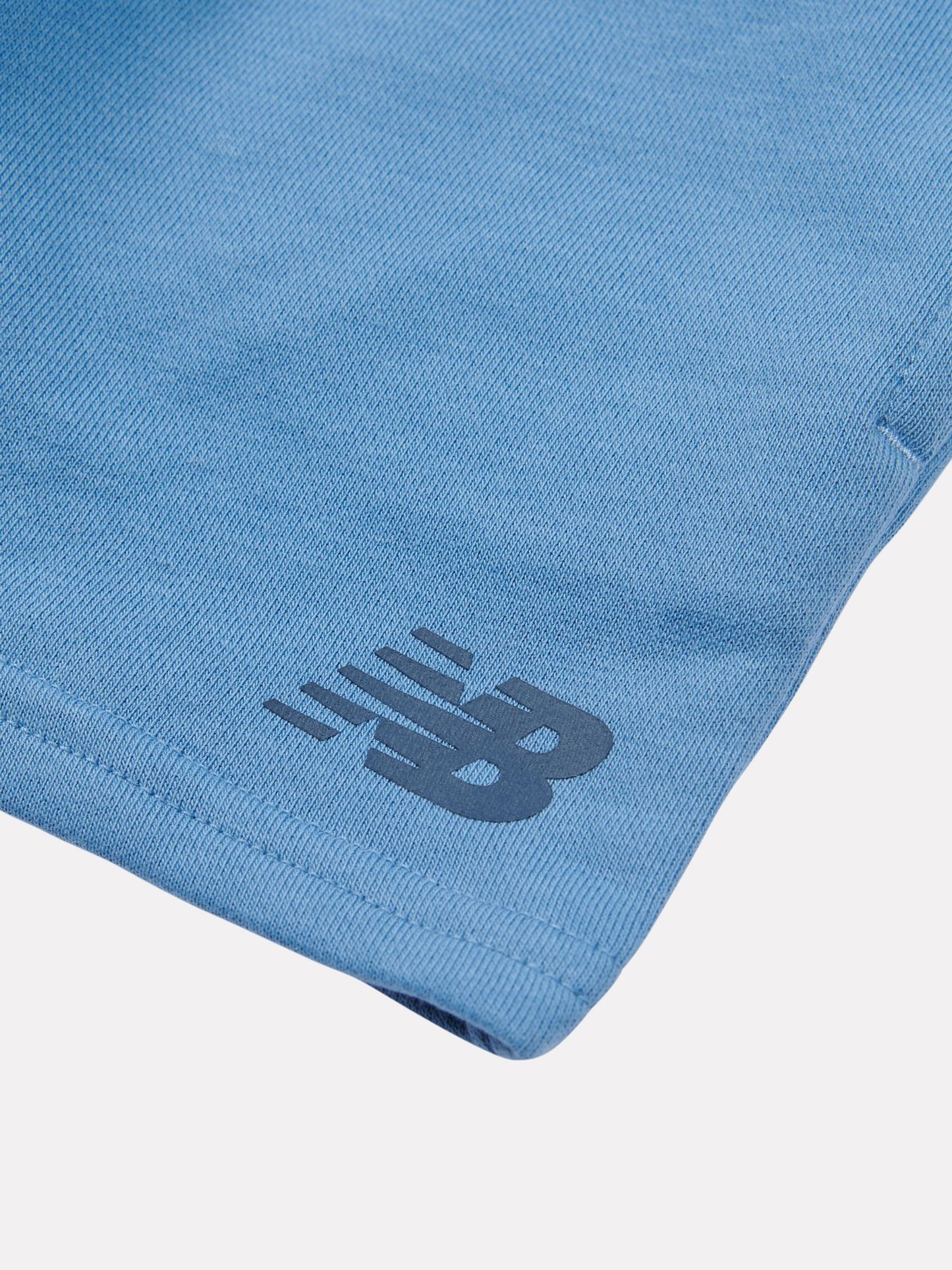 New Balance Blue Kids Zip Thru Hoodie 100% Cotton T-Shirt & Shorts Set image 5