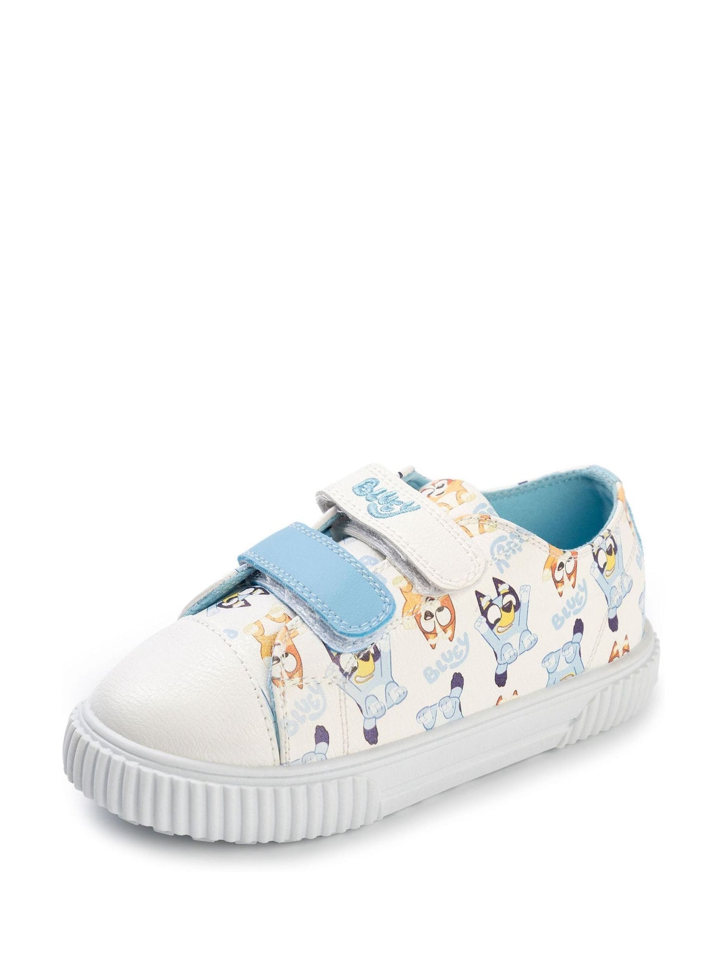 Vanilla Underground White Bluey Kids Touch Fastening Trainers image 2