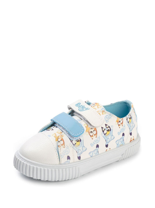 Vanilla Underground White Bluey Kids Touch Fastening Trainers image 2