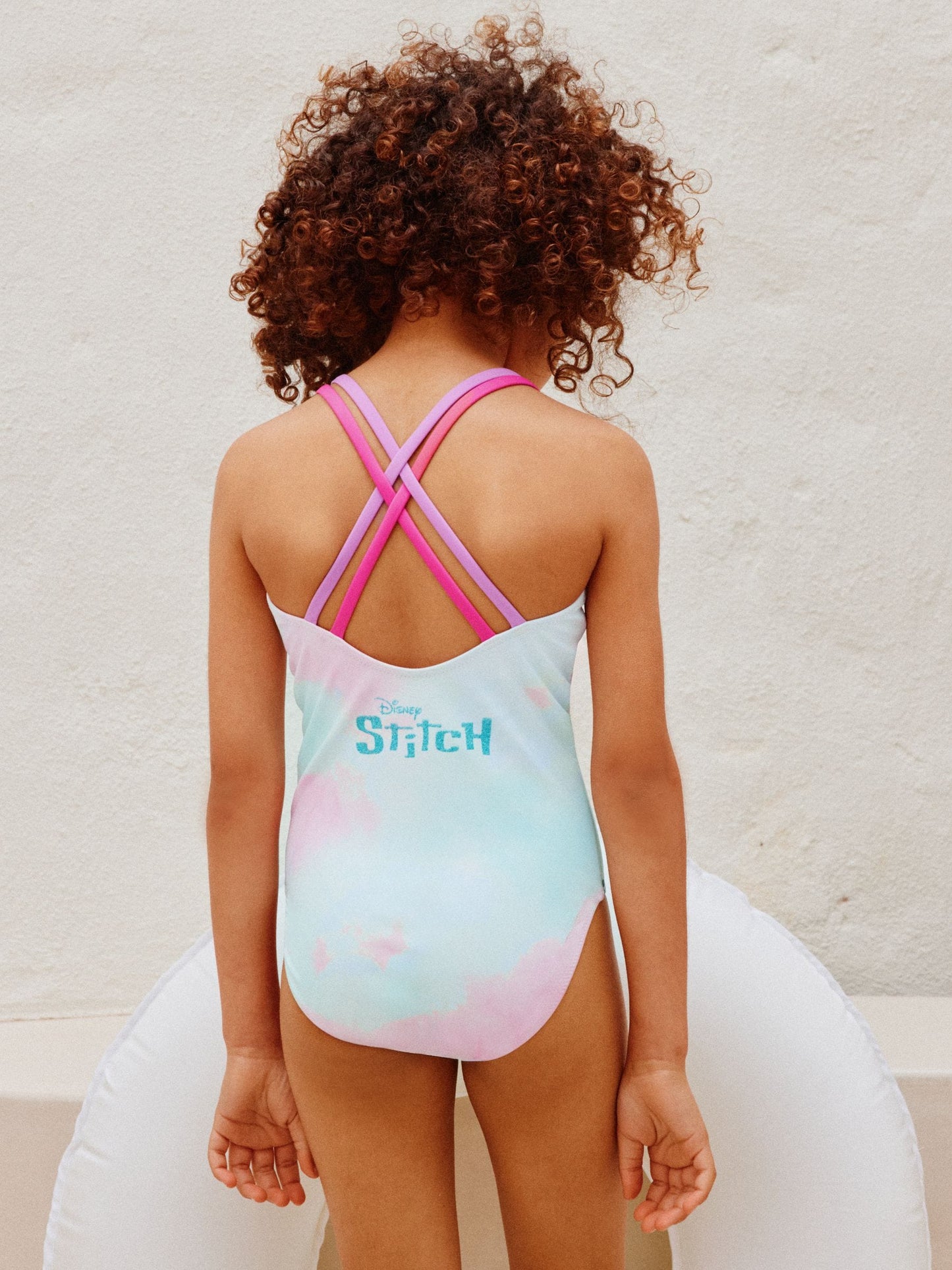 Dsiney Kidz - Blue Stitch Double Strap Swimsuit (3-16yrs) image 3