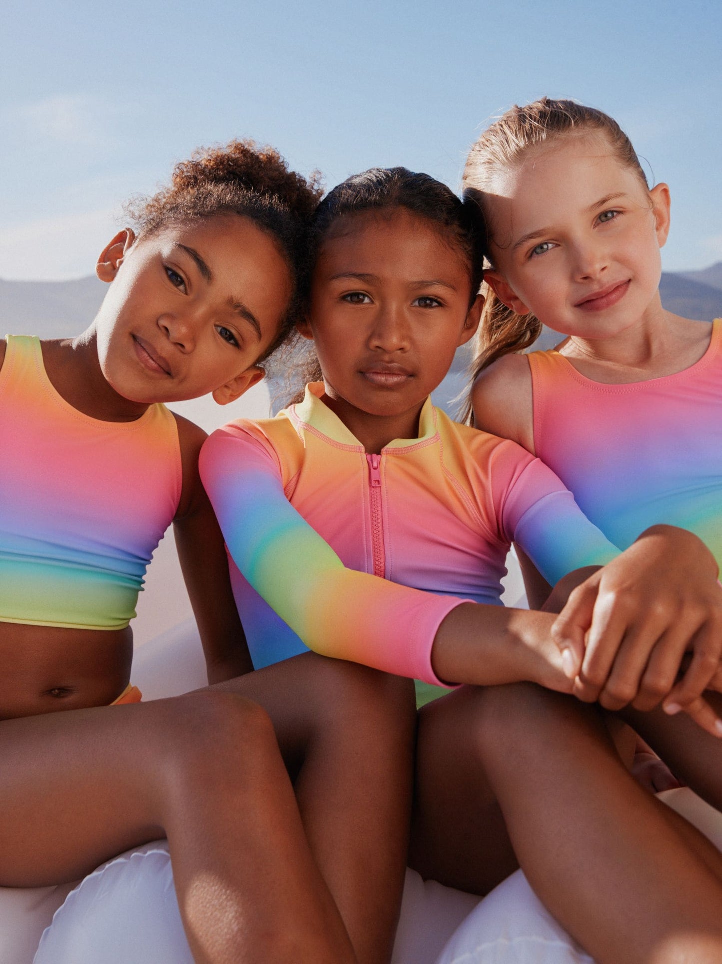 Dsiney Kidz - Rainbow Ombre Scoop Neck Swimsuit (3-16yrs) image 6