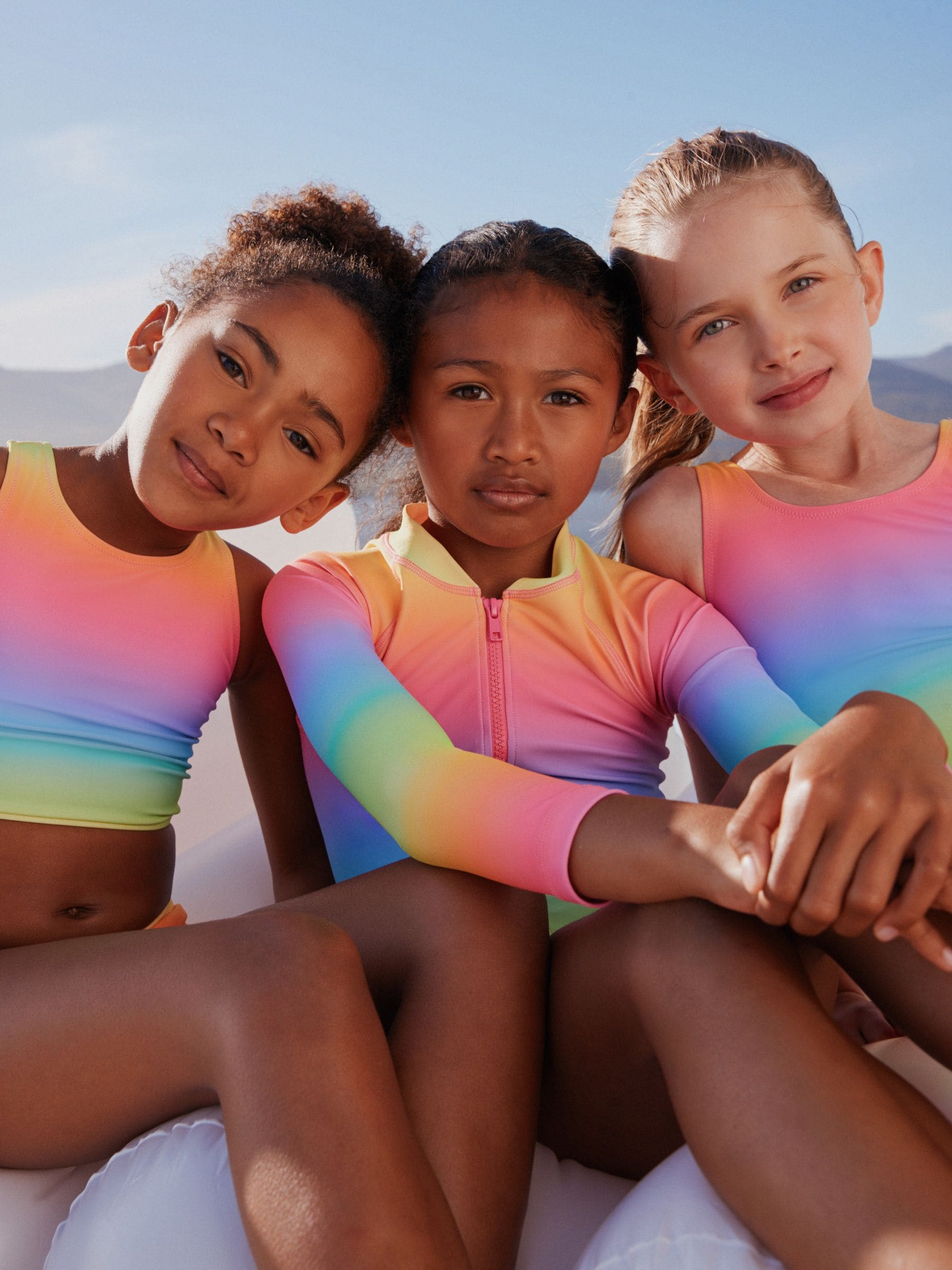 Dsiney Kidz - Rainbow Ombre Scoop Neck Swimsuit (3-16yrs) image 6