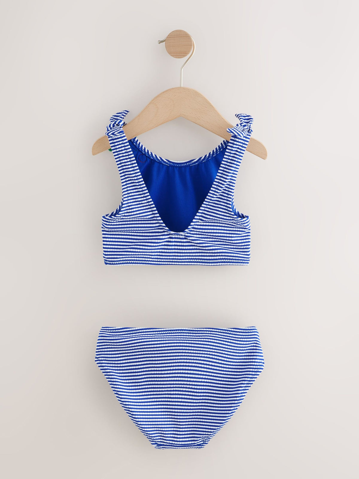 Dsiney Kidz - Navy Blue Cherry Stripe Crinkle Bikini (3-16yrs) image 6