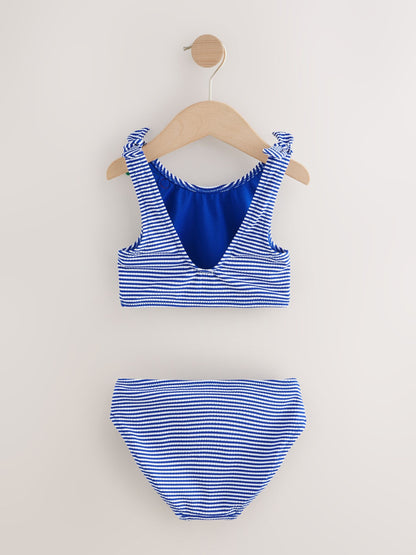 Dsiney Kidz - Navy Blue Cherry Stripe Crinkle Bikini (3-16yrs) image 6