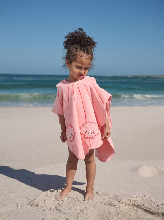 Dsiney Kidz - Pink Shell Towelling Poncho (9mths-10yrs) image 2