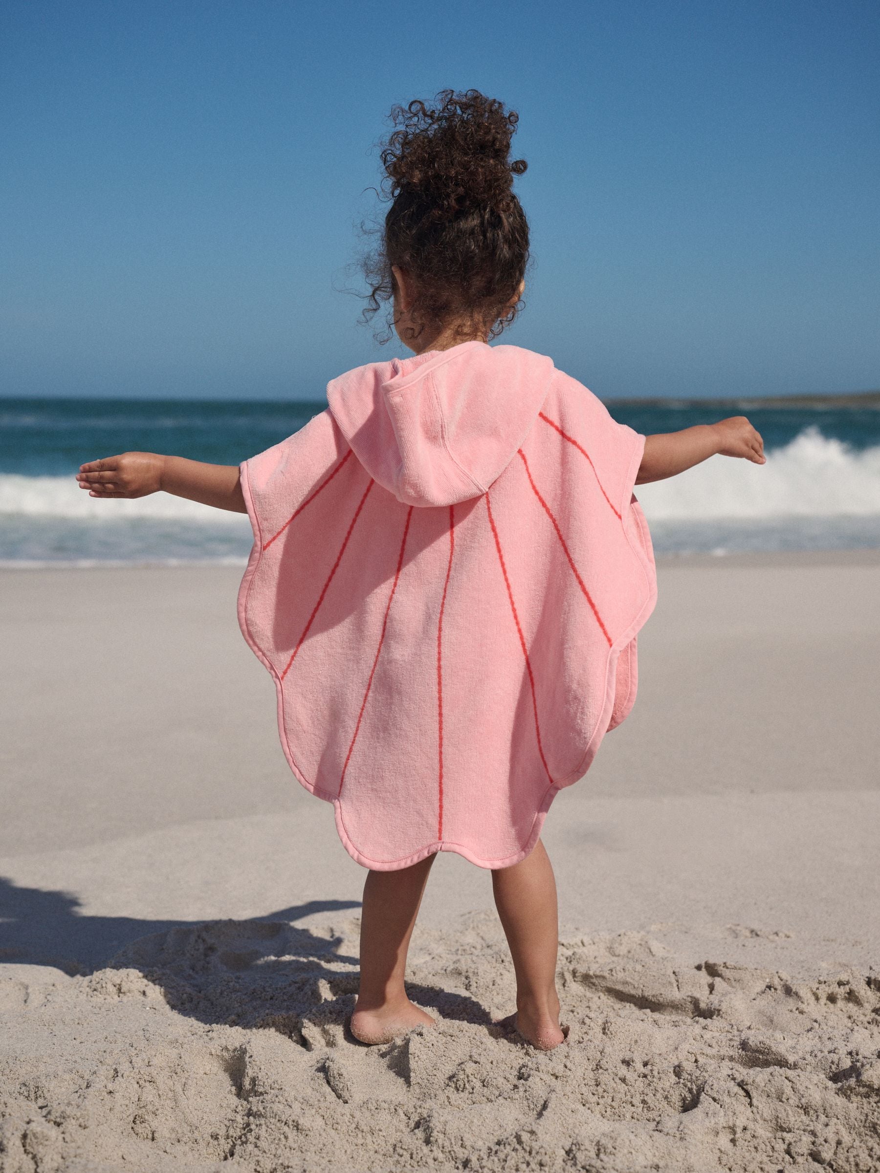 Dsiney Kidz - Pink Shell Towelling Poncho (9mths-10yrs) image 3