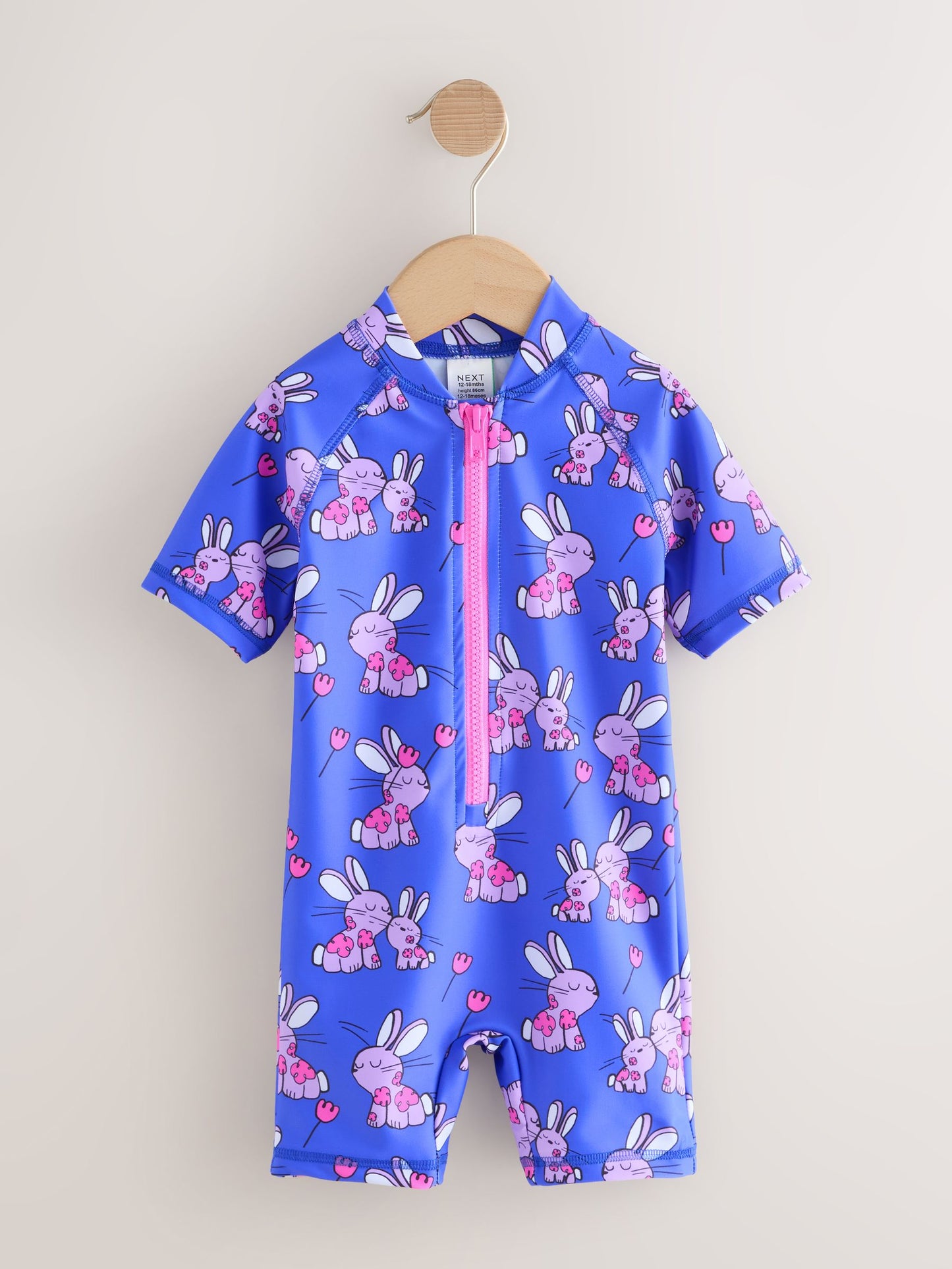 Cobalt Blue Bunny Sunsafe Swimsuit (3mths-10yrs) image 5