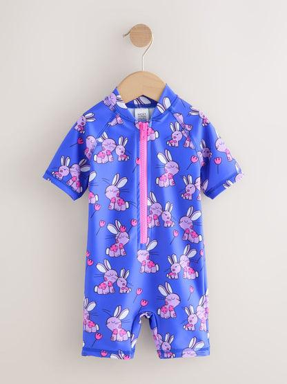 Cobalt Blue Bunny Sunsafe Swimsuit (3mths-10yrs) image 5