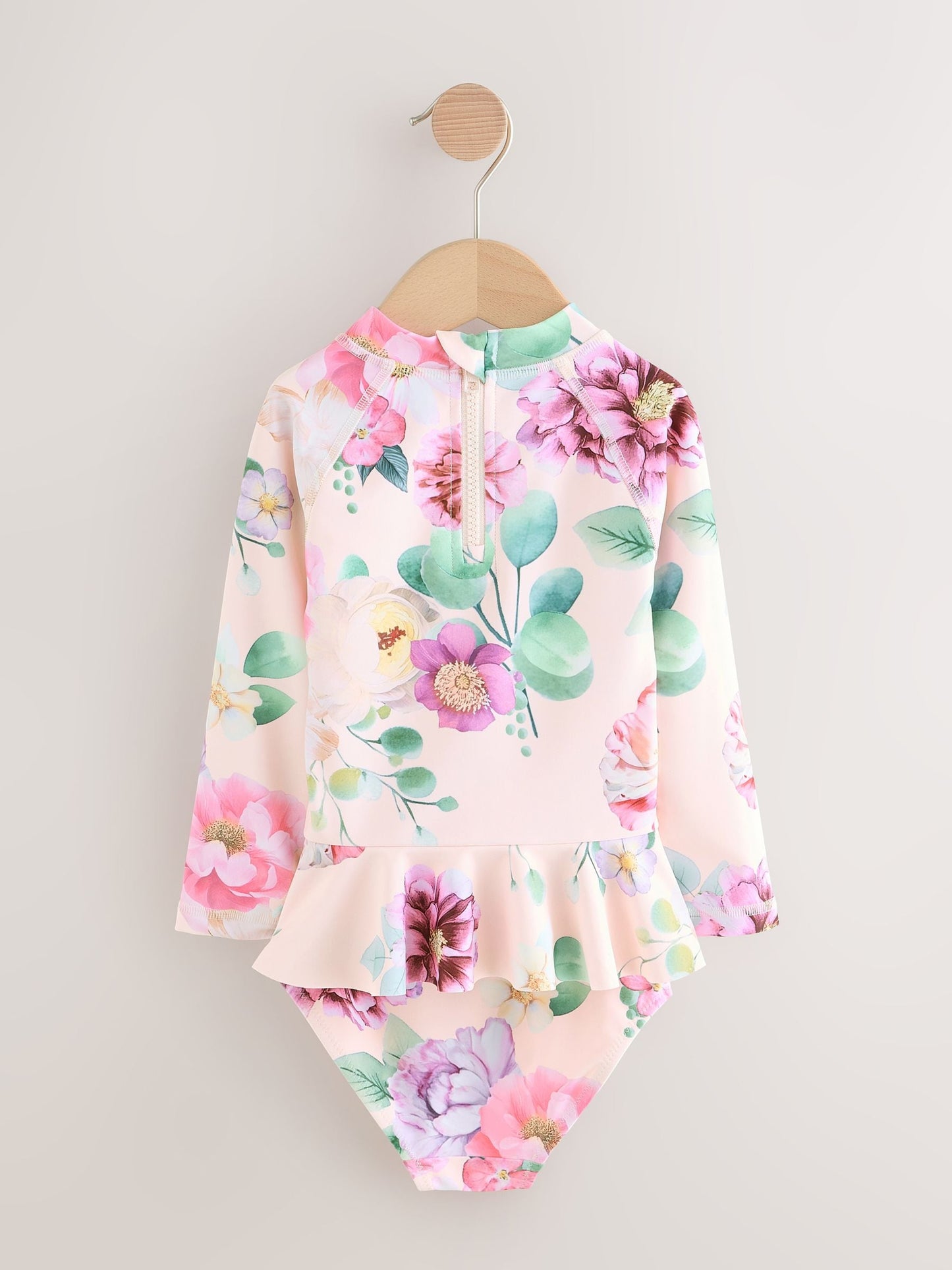 Pink Floral Print Sunsafe Swim Set (3mths-7yrs) image 6