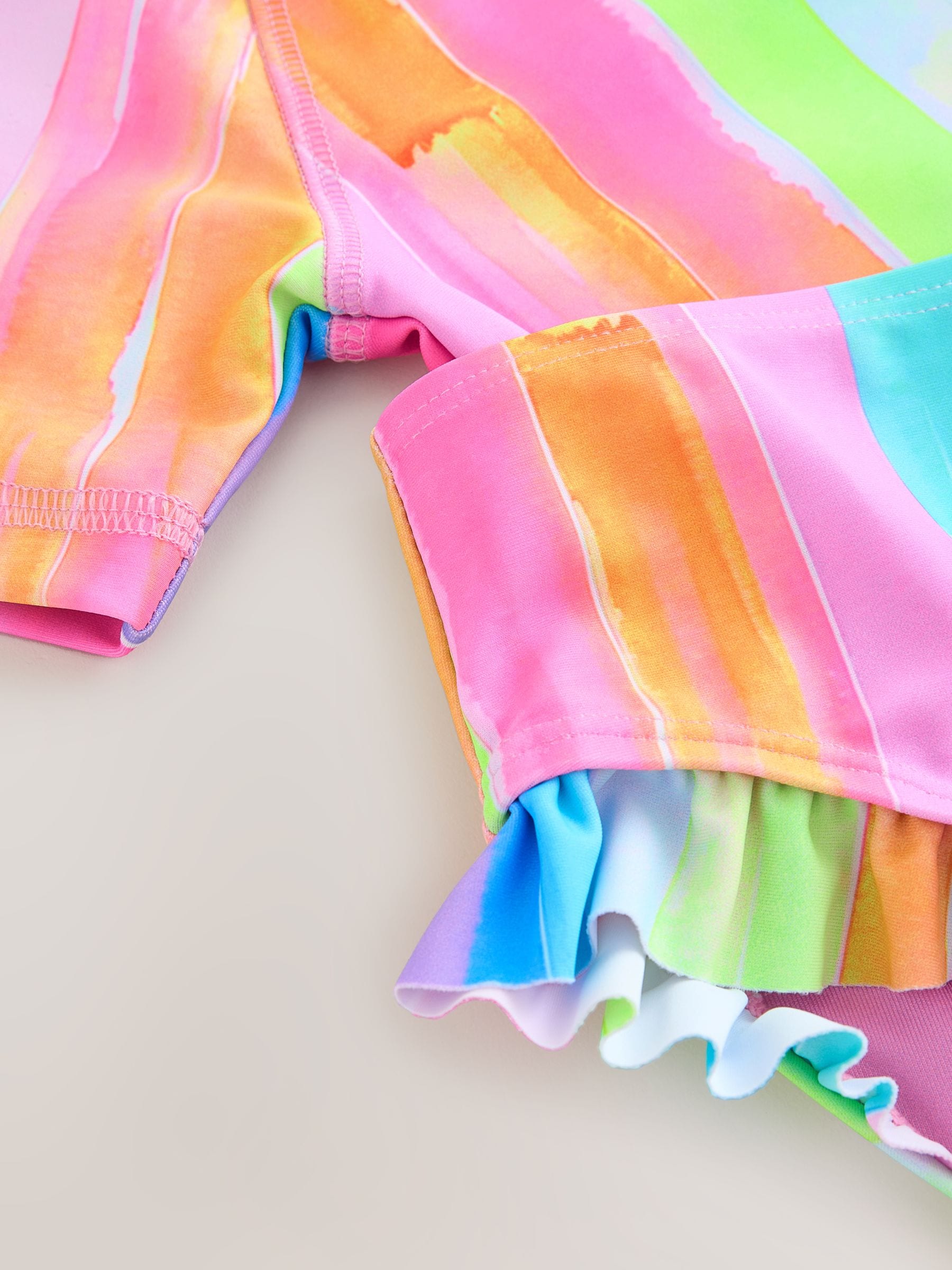 Rainbow Stripe Short Sleeved Sunsafe Swim Set (3mths-10yrs) image 9