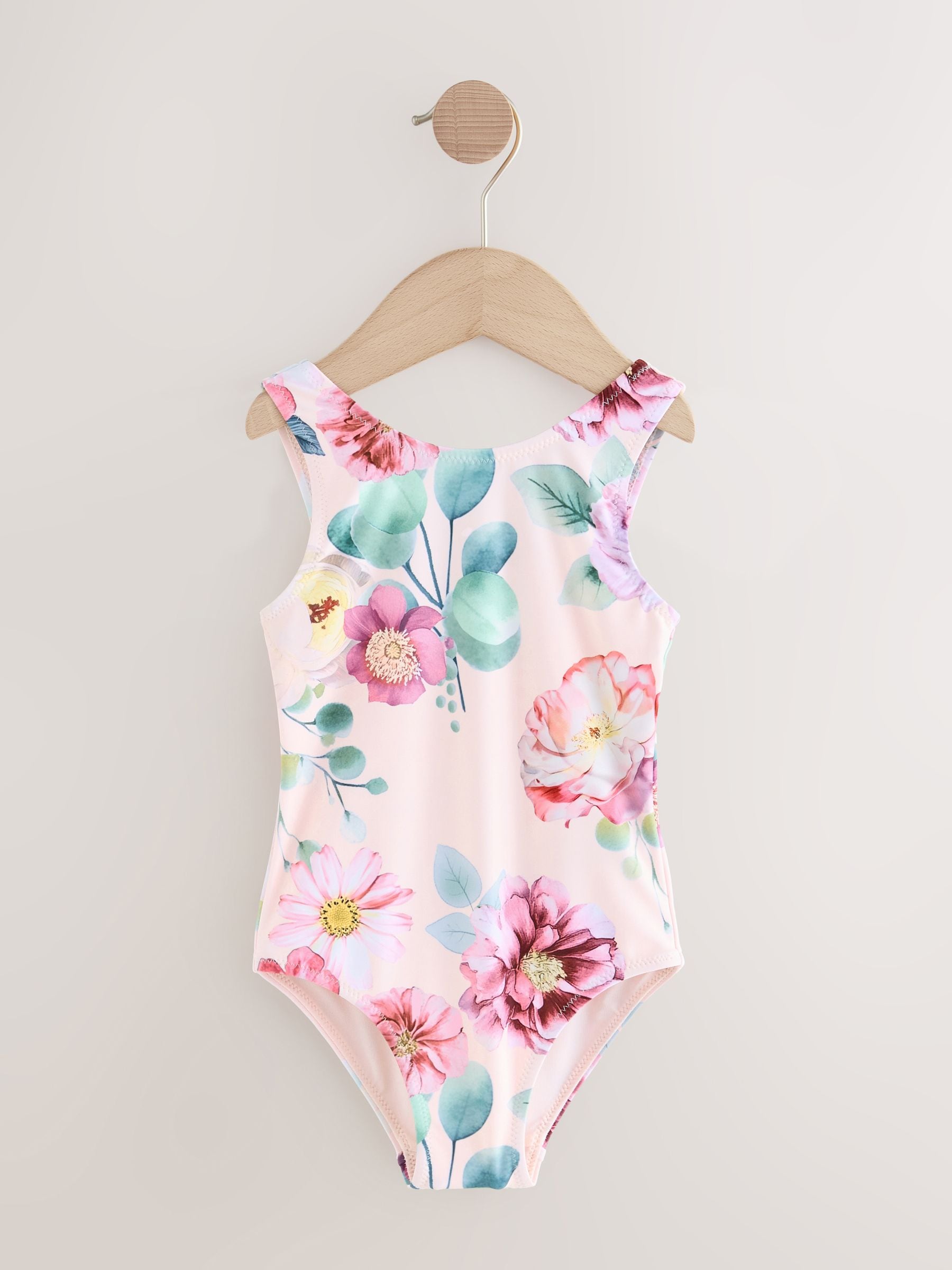 Pink Floral Swimsuit (3mths-10yrs) image 5