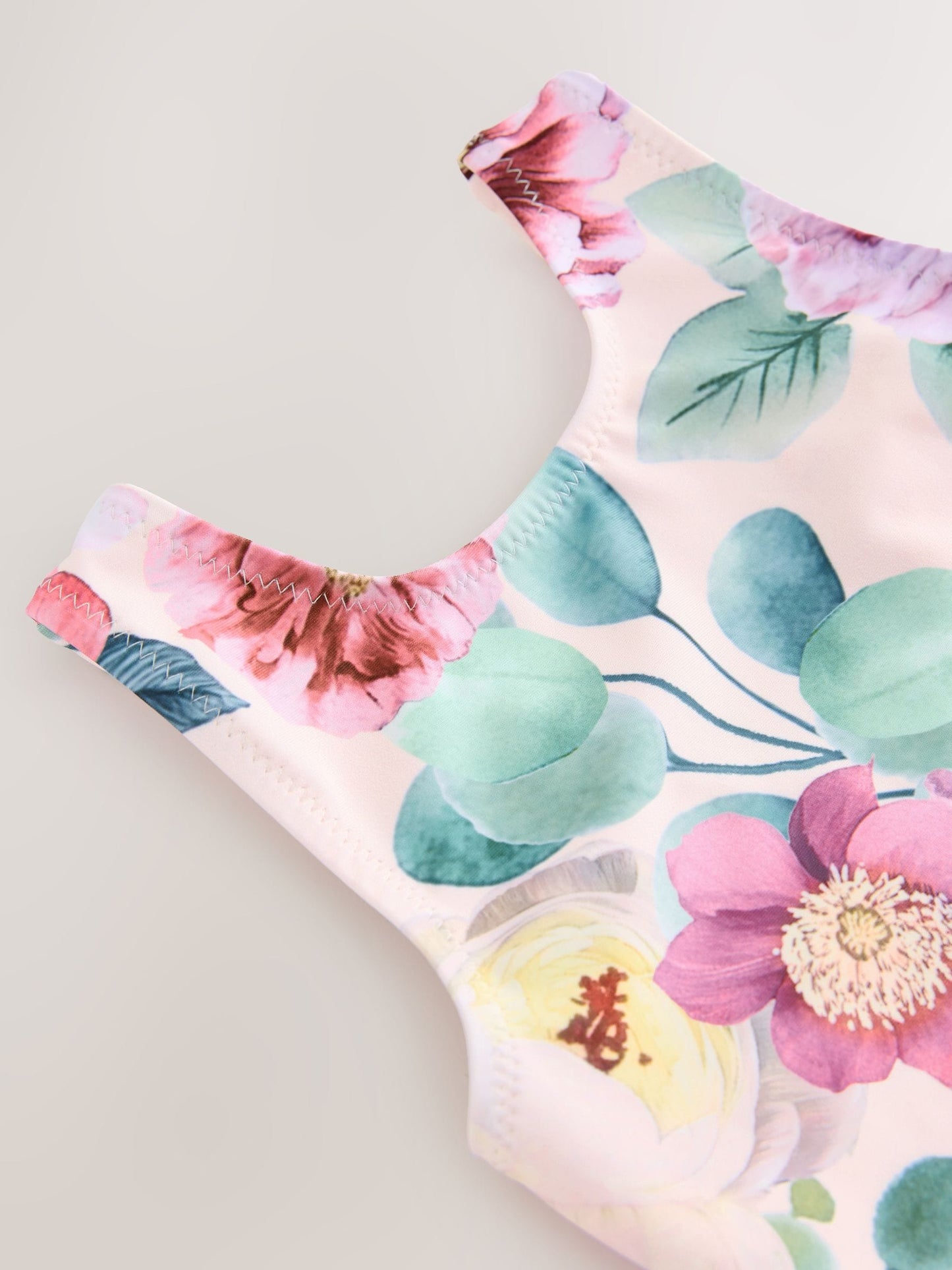 Pink Floral Swimsuit (3mths-10yrs) image 8