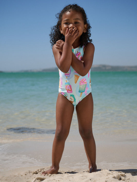 Dsiney Kidz - Pink/Blue Ice Cream Swimsuit (3mths-10yrs) image 2