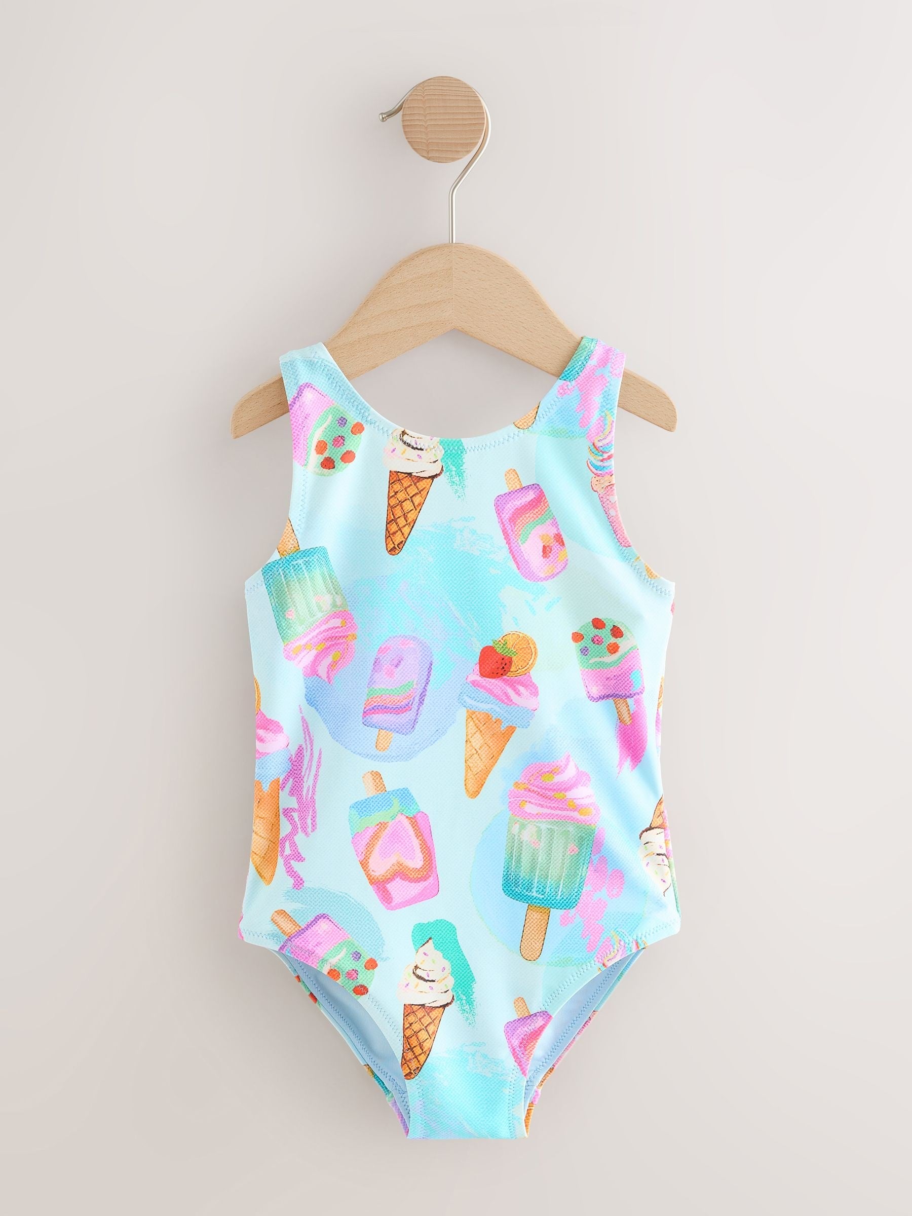 Pink/Blue Ice Cream Swimsuit (3mths-10yrs) image 8