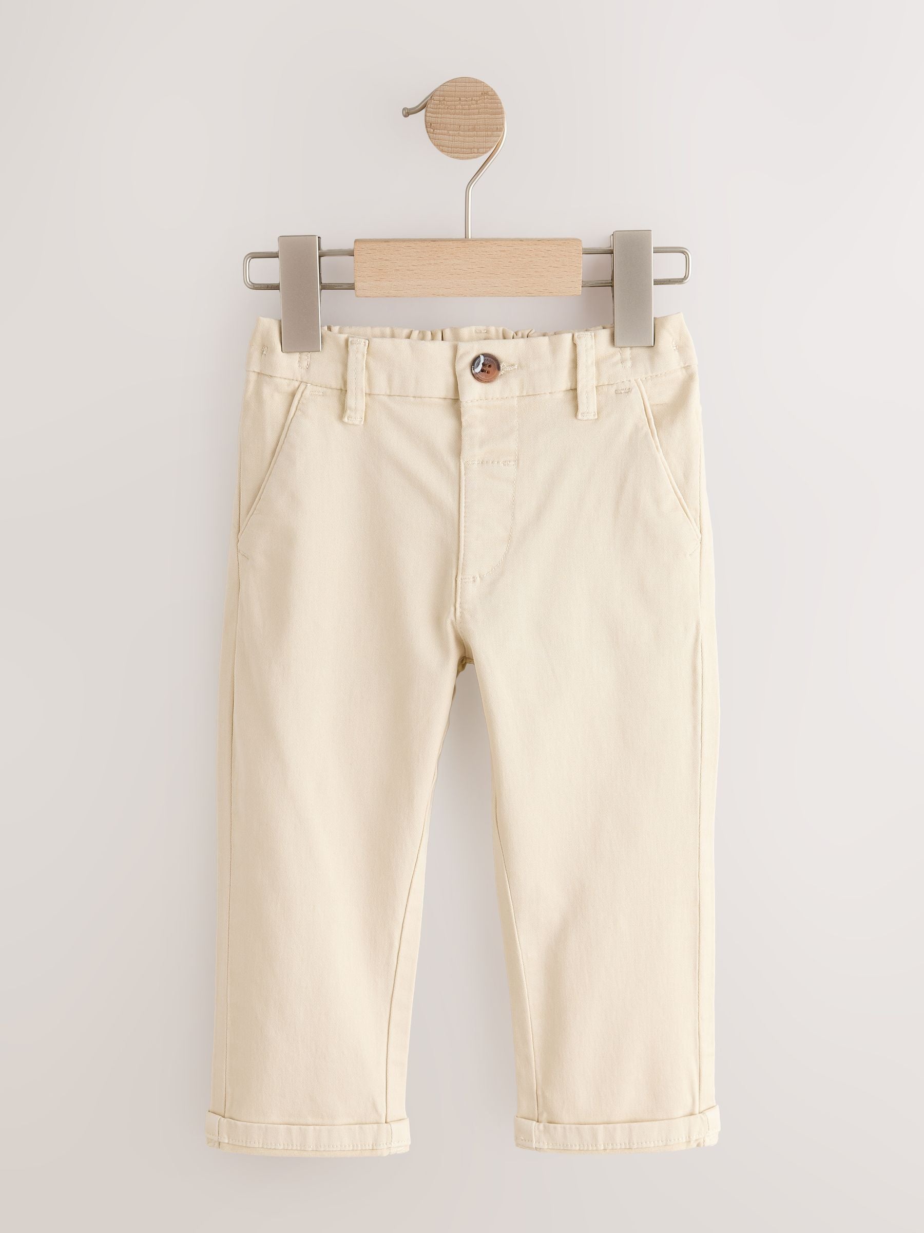 Yellow Stretch Chino Trousers (3mths-7yrs) image 4