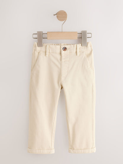 Yellow Stretch Chino Trousers (3mths-7yrs) image 4