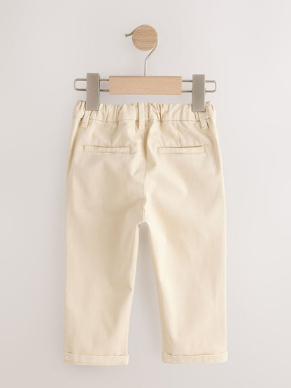 Yellow Stretch Chino Trousers (3mths-7yrs) image 5