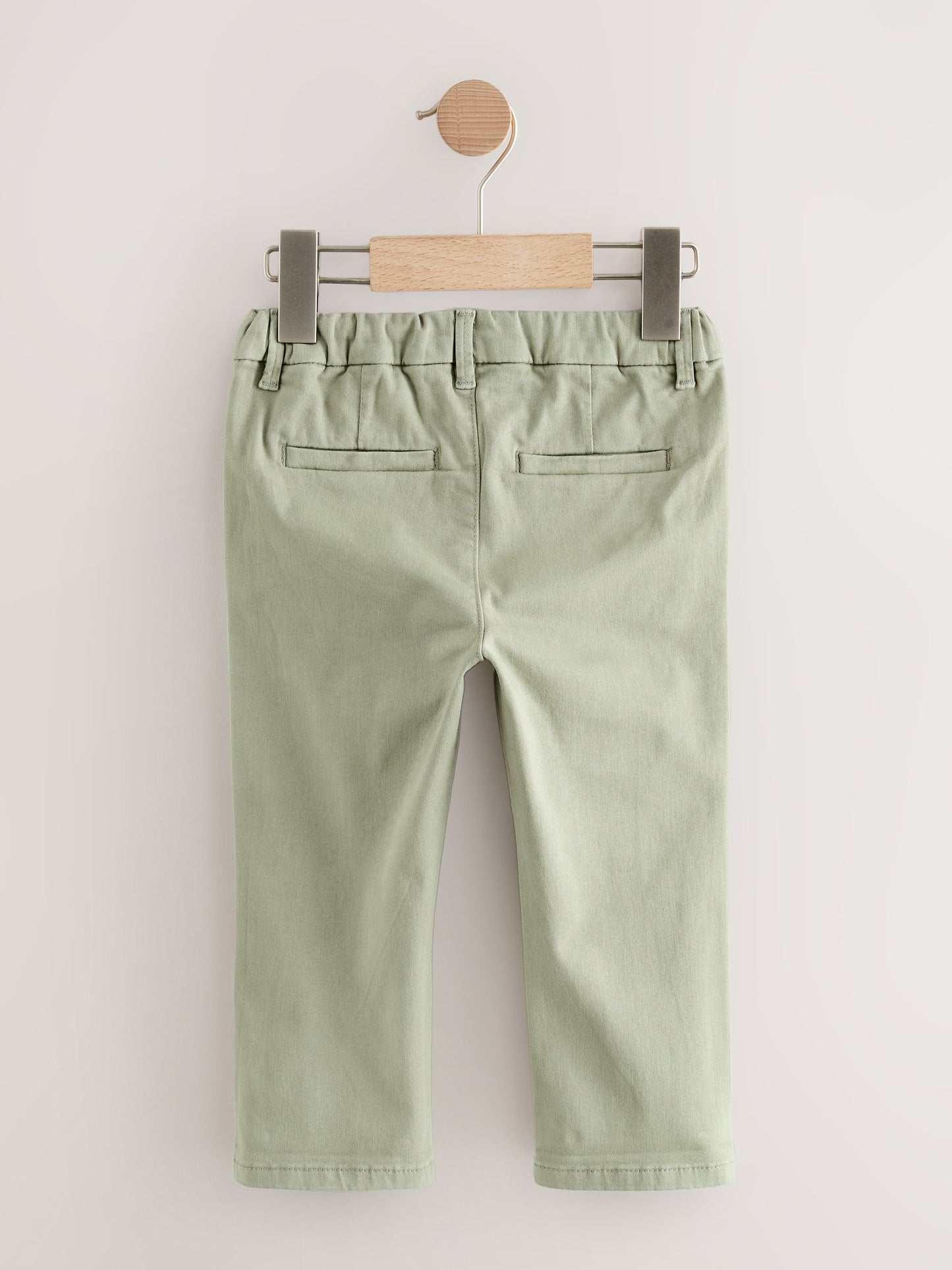 Sage Green Stretch Chino Trousers (3mths-7yrs) image 6