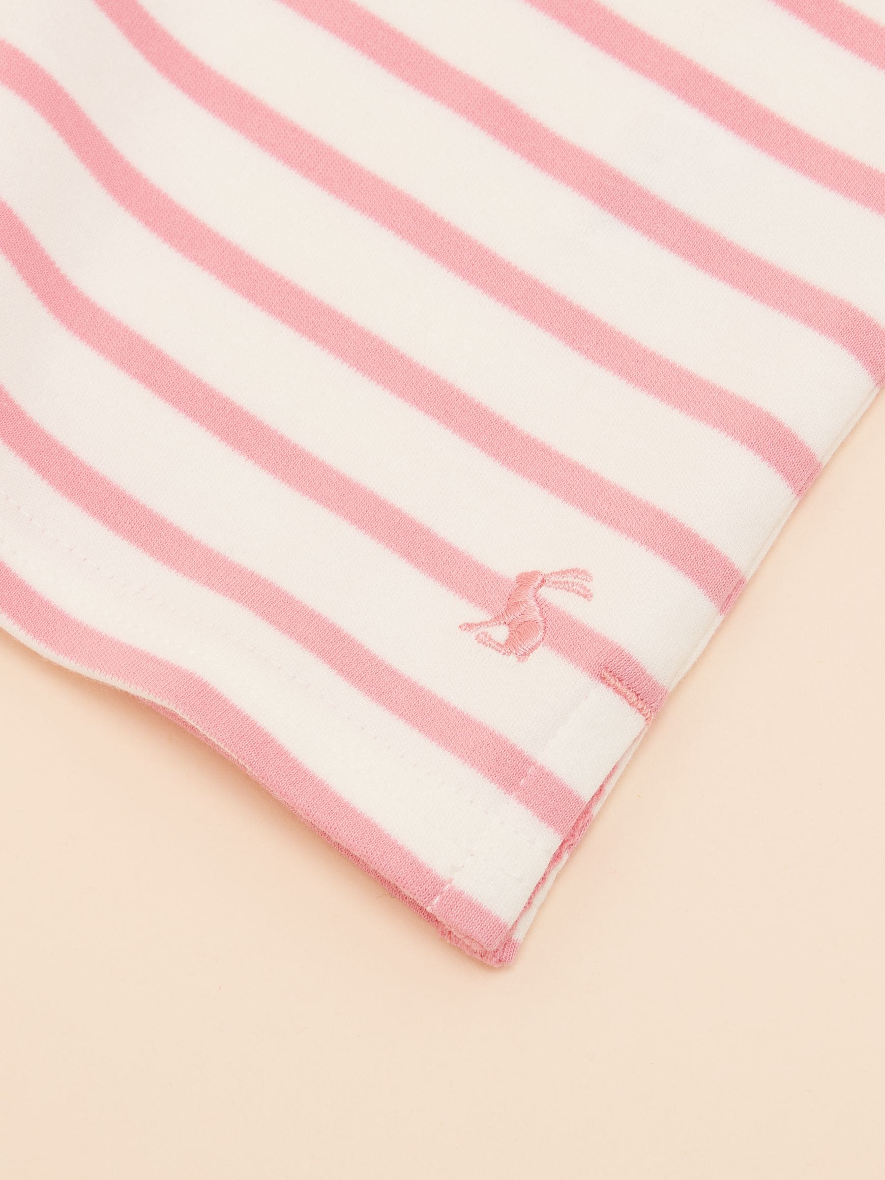 Joules Girls' Harbour Navy & Pink 2 Pack Striped Long Sleeve Top image 5