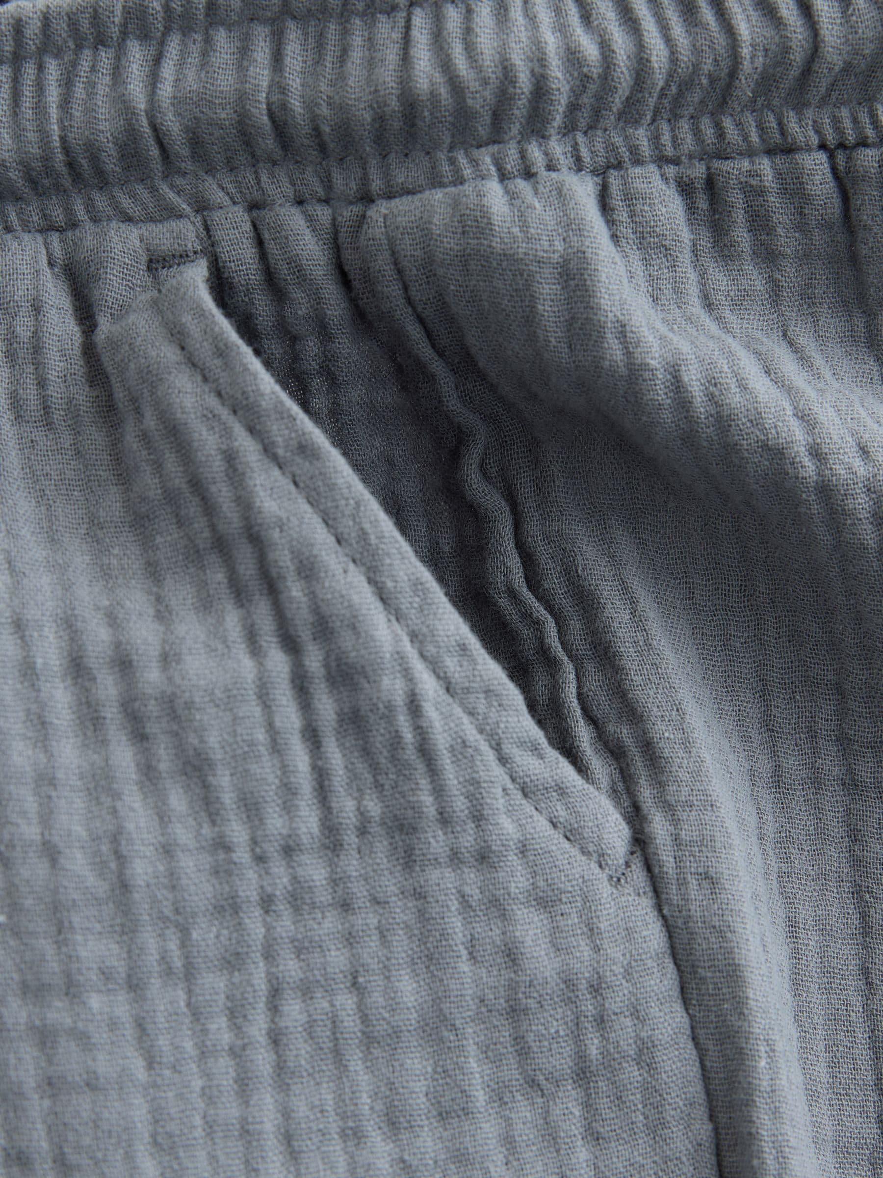 Blue Soft Textured Pull On Trousers (3mths-7yrs) image 6