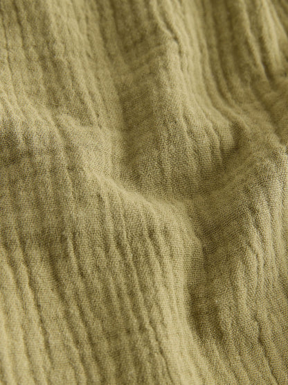 Olive Green Soft Textured Pull On Trousers (3mths-7yrs) image 7