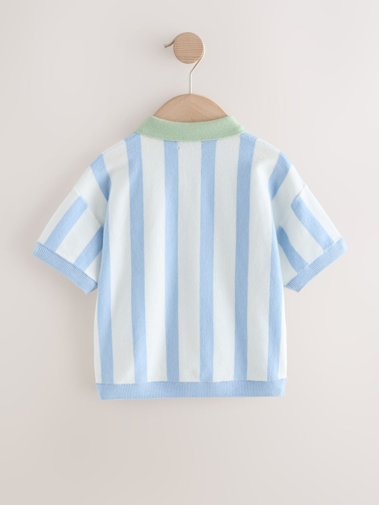 Dsiney Kidz - Blue Character Button Neck Knitted Polo Shirt (3mths-7yrs) image 6