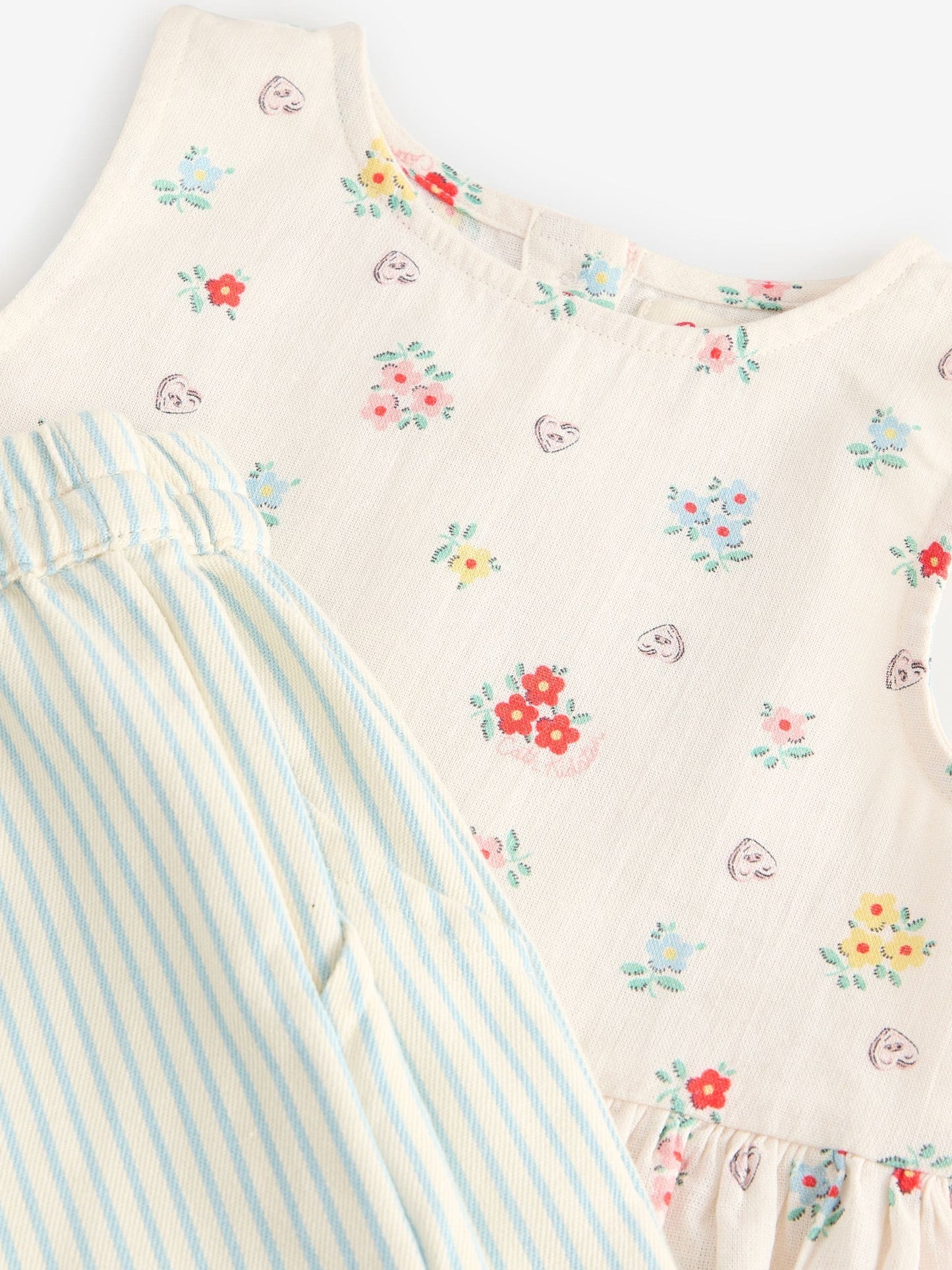Cath Kidston Ecru Ditsy Blouse And Trousers Set (3mths-8yrs) image 9