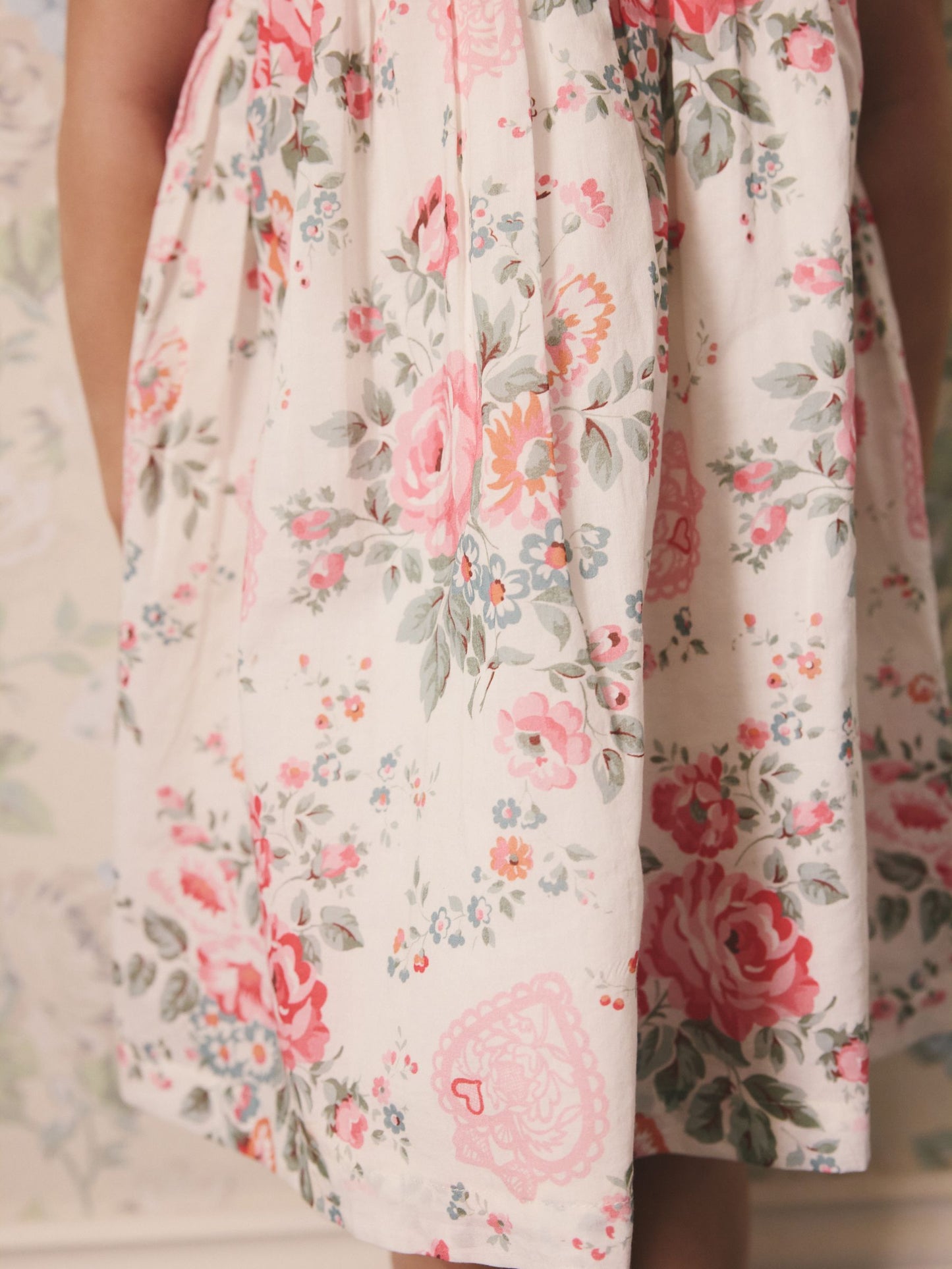 Cath Kidston Pink Floral Short Sleeve Dress (3mths-8yrs) image 4