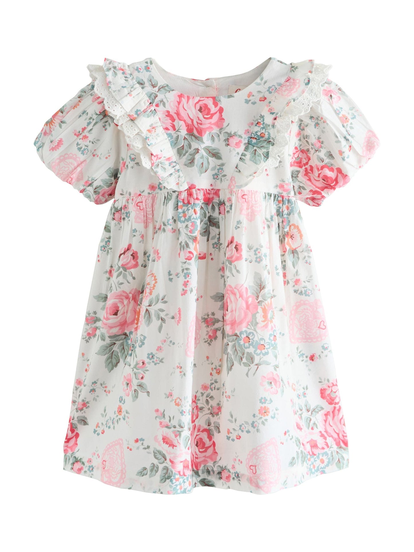 Cath Kidston Pink Floral Short Sleeve Dress (3mths-8yrs) image 6